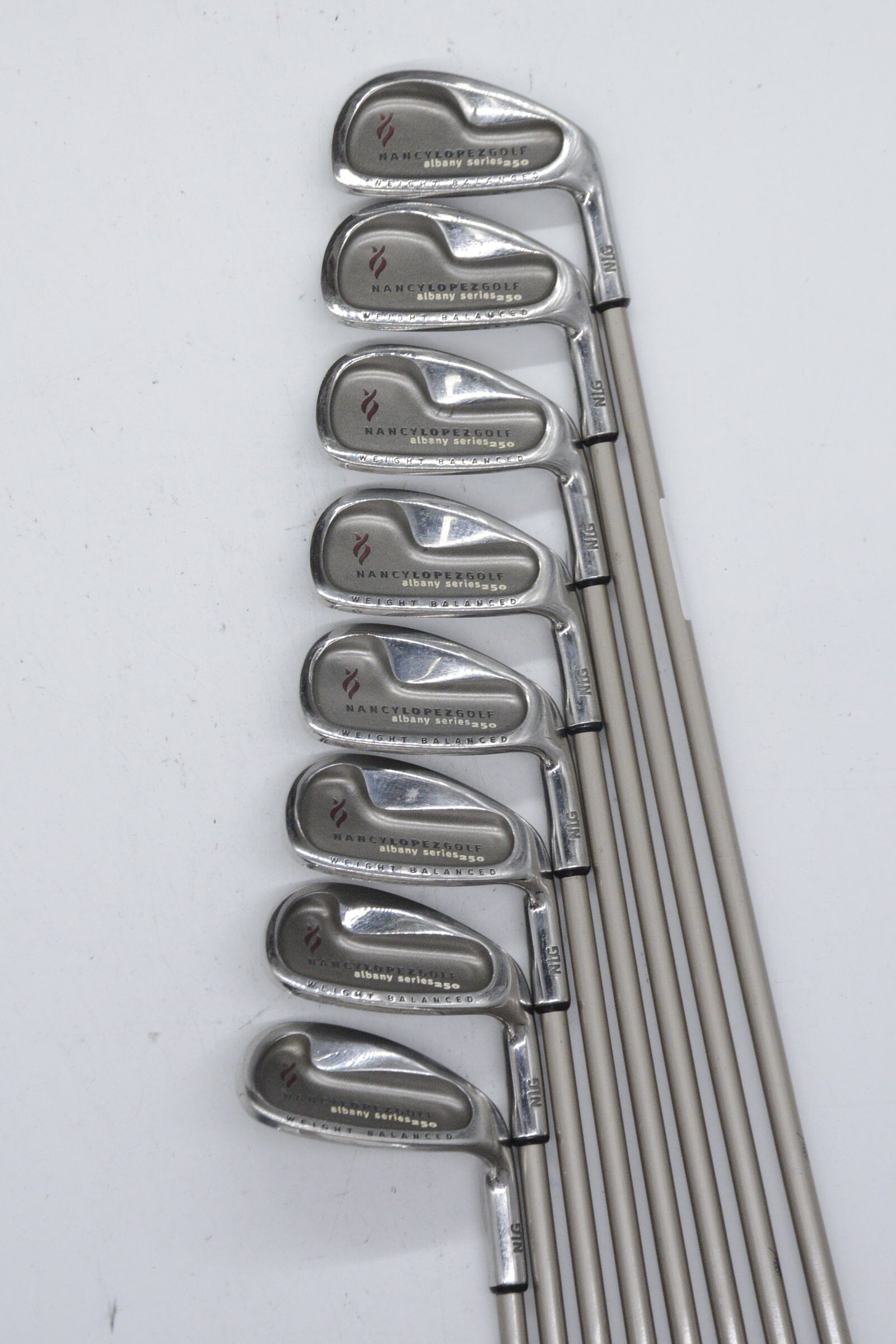 Nancy Lopez Albany Series 250 4-PW, SW Iron Set R Flex -1.25" Golf Clubs GolfRoots 