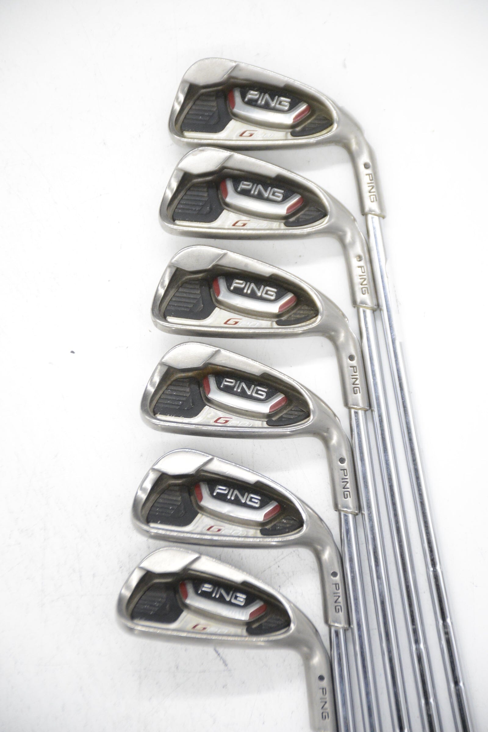 Ping G20 4-9 Iron Set S Flex -0.25" Golf Clubs GolfRoots 