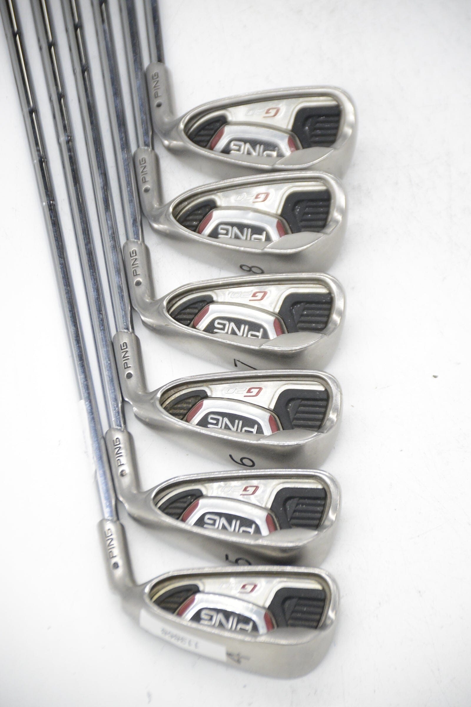 Ping G20 4-9 Iron Set S Flex -0.25" Golf Clubs GolfRoots 