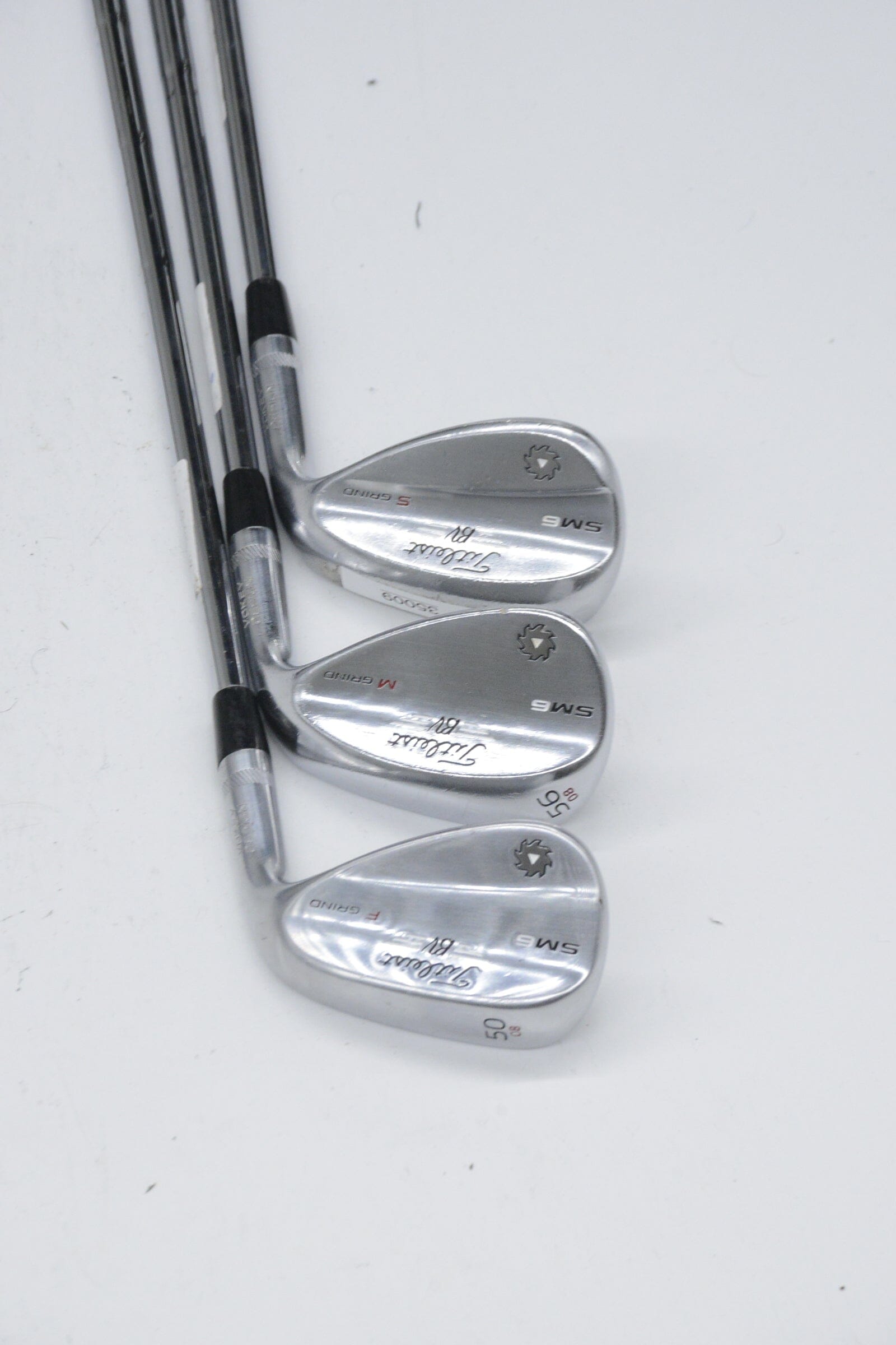 Titleist Vokey SM6 Tour Chrome 50, 56, 60 Degree Wedge Set Wedge Flex Golf Clubs GolfRoots 