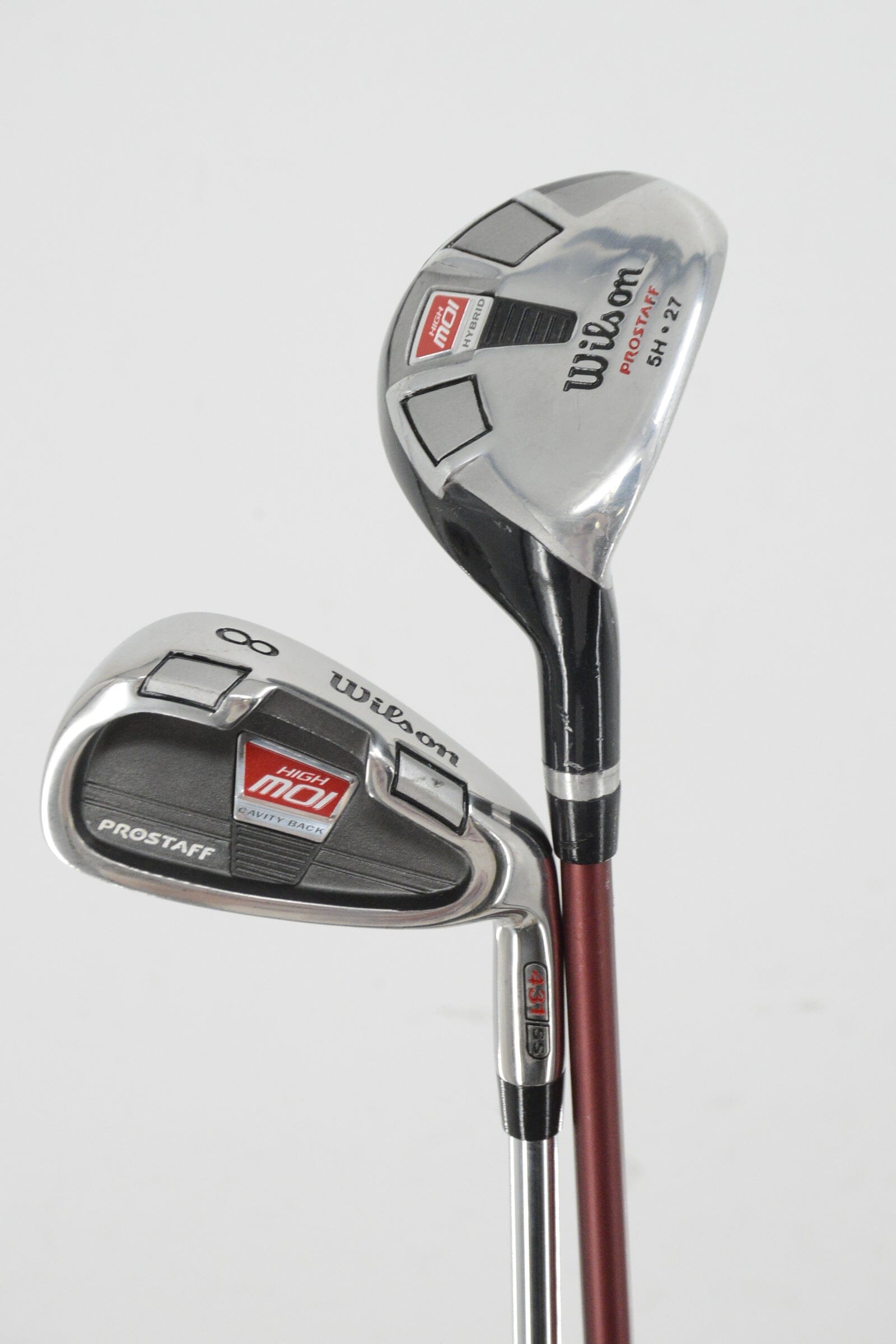Wilson Pro Staff Hybrid 4H-5H, 6-PW, SW Iron Set R Flex Std Length Golf Clubs GolfRoots 