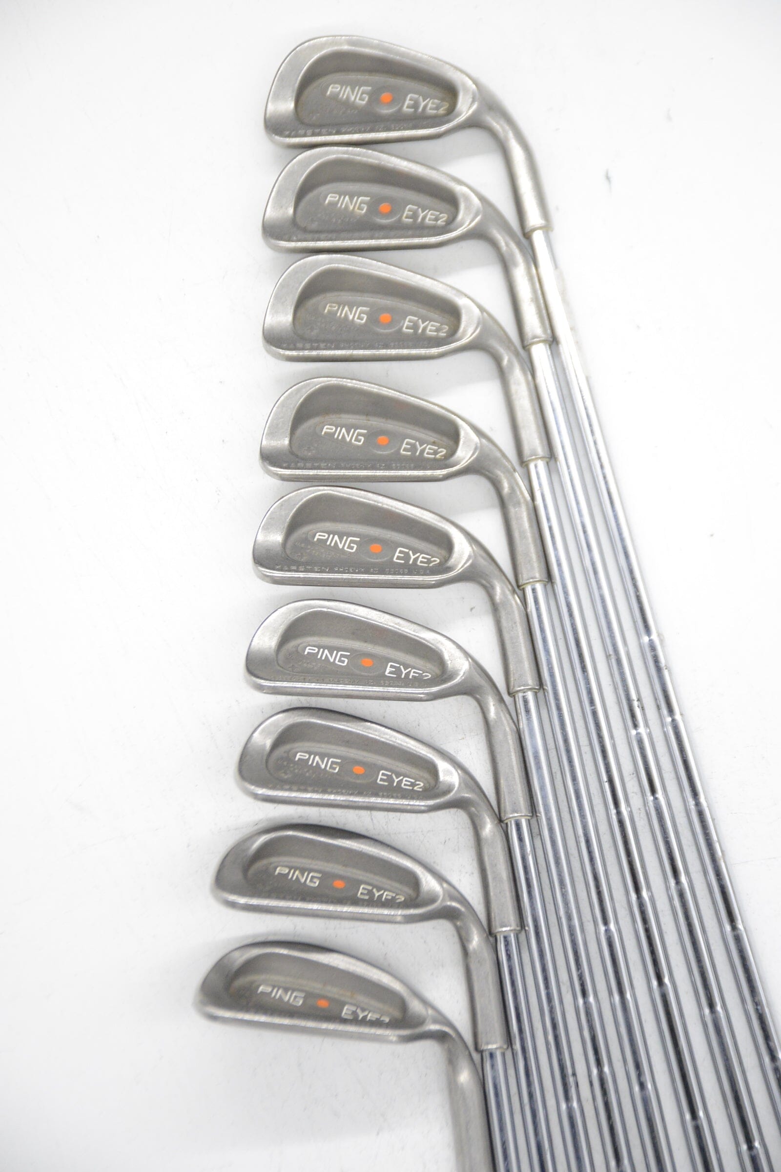 Ping Eye 2 3-PW, SW Iron Set S Flex -0.5" Golf Clubs GolfRoots 