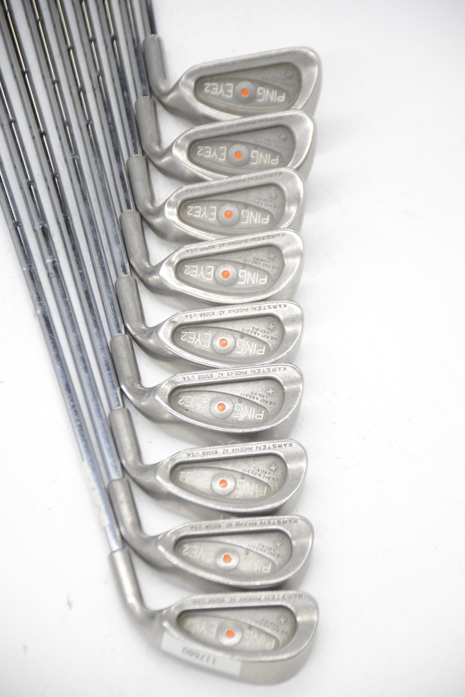 Ping Eye 2 3-PW, SW Iron Set S Flex -0.5" Golf Clubs GolfRoots 