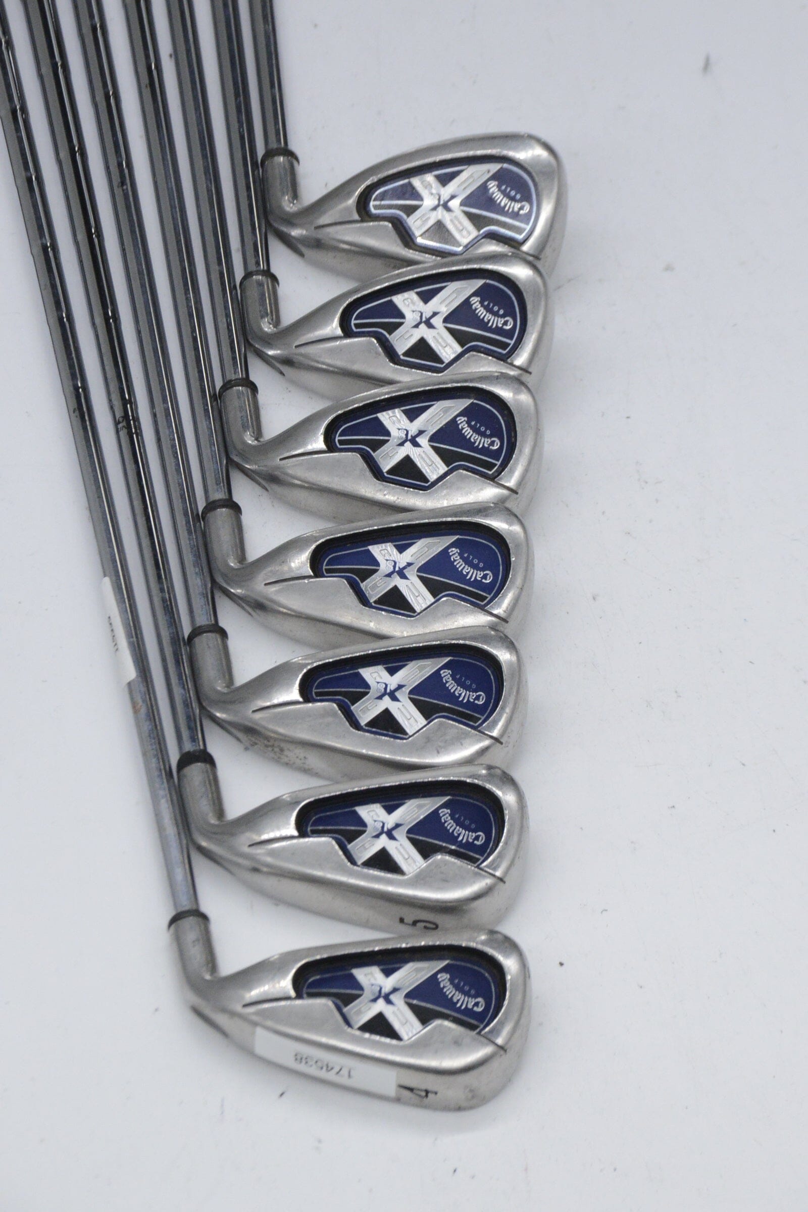 Callaway X-18 4-PW Iron Set Uniflex +0.5" Golf Clubs GolfRoots 