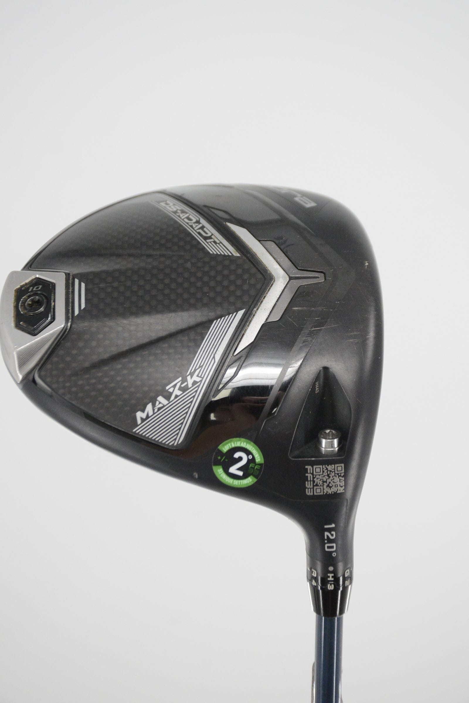Cobra DS-ADAPT MAX-K 12 Degree Driver S Flex 45.25" Golf Clubs GolfRoots 