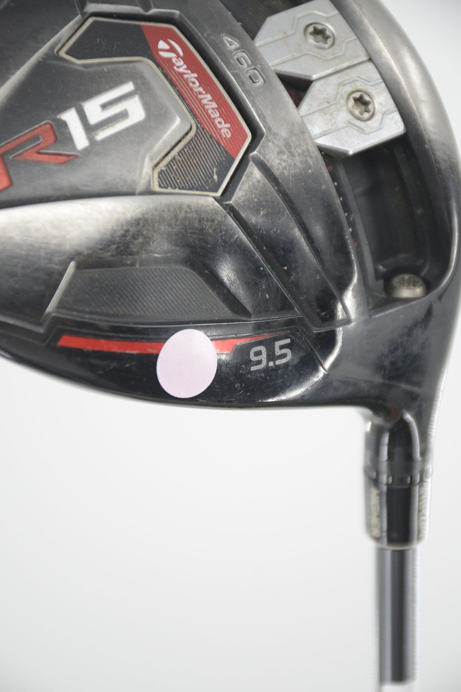*Dented* TaylorMade R15 Black 9.5 Degree Driver S Flex 45.25" Golf Clubs GolfRoots 