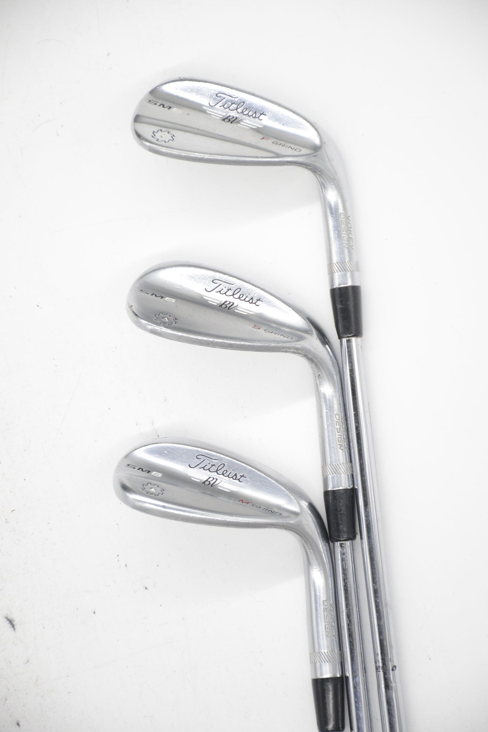 Titleist Vokey SM6 Tour Chrome 52, 56, 60 Degree Wedge Set Wedge Flex