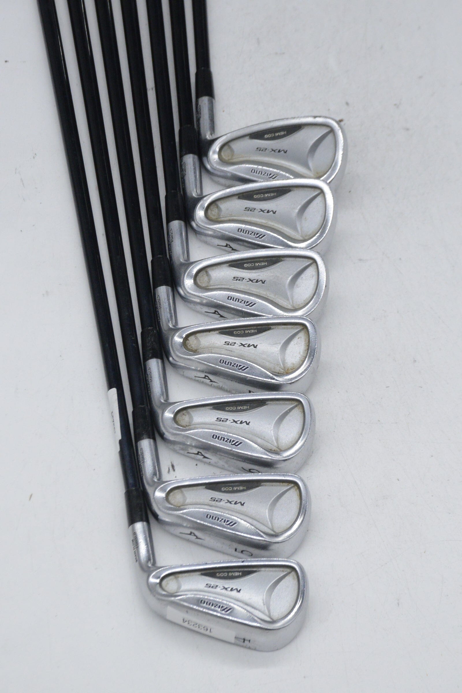 Mizuno MX-25 4-PW Iron Set R Flex -0.5" Golf Clubs GolfRoots 