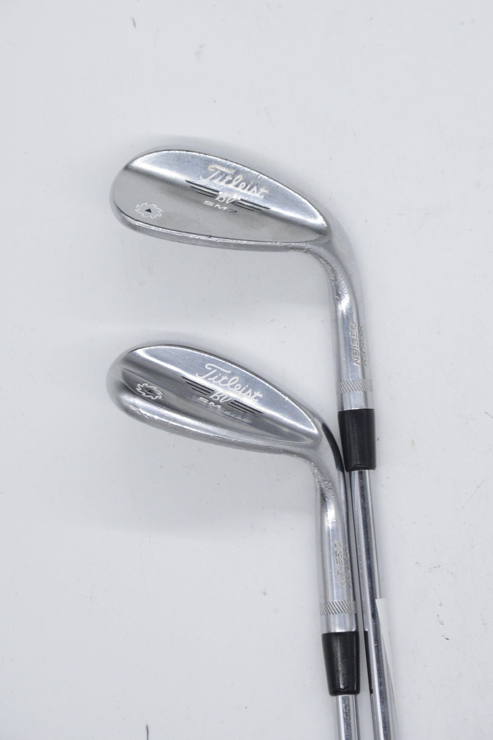 Titleist Vokey SM7 Tour Chrome 54 & 60 Degree Wedge Set S Flex Golf Clubs GolfRoots 