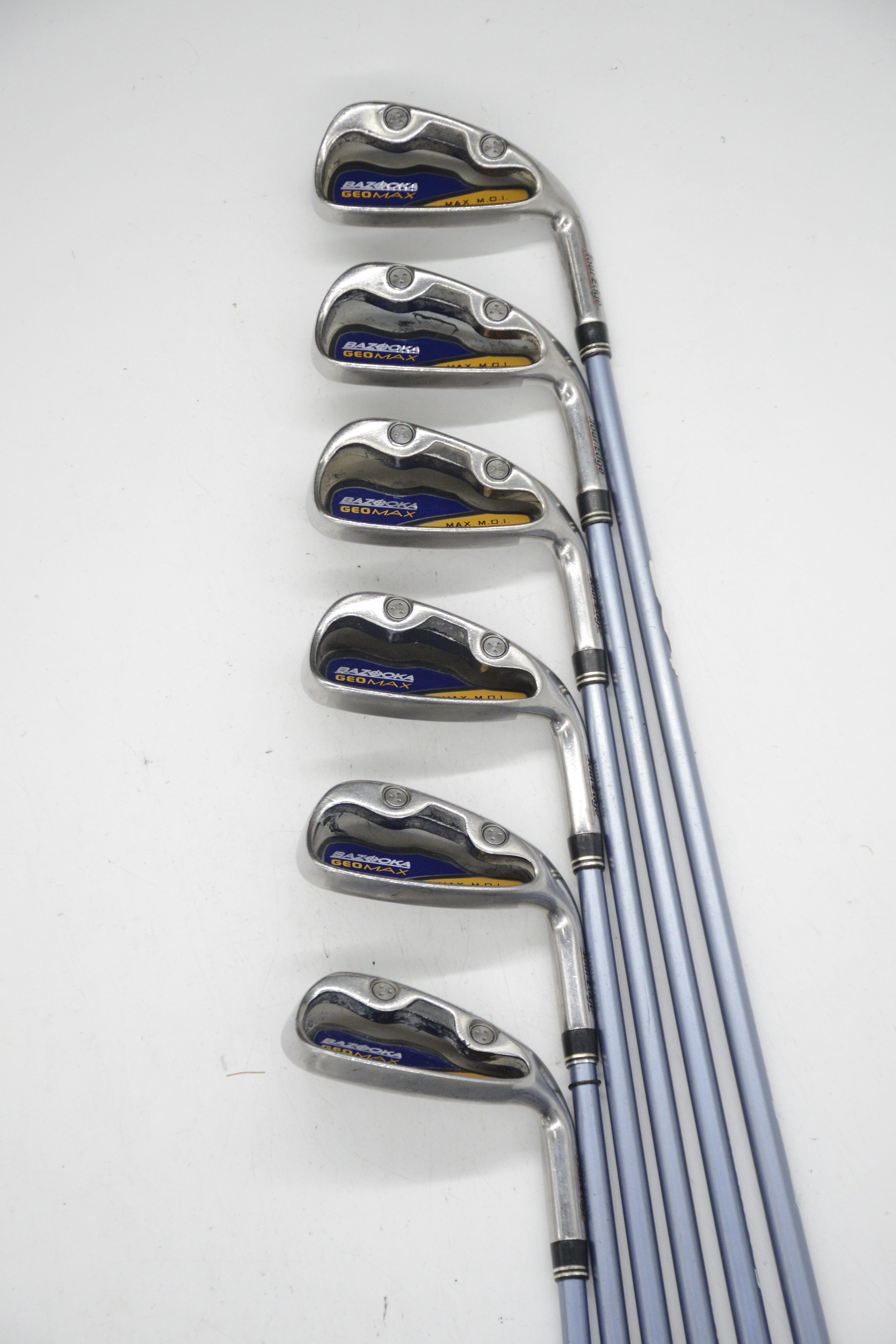 Women's Tour Edge Geomax 6-PW, SW Iron Set W Flex -0.5" Golf Clubs GolfRoots 