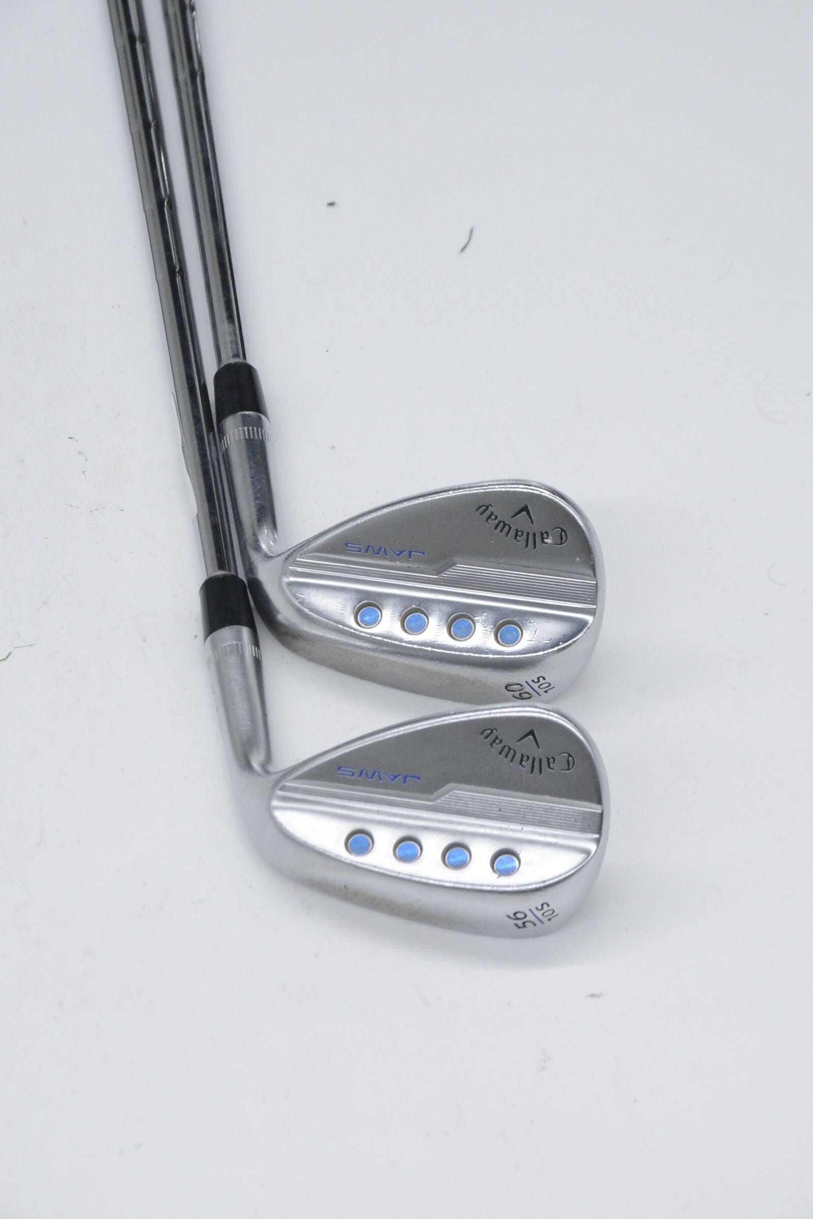 Callaway Jaws MD5 Chrome 56 & 60 Degree Wedge Set R Flex Golf Clubs GolfRoots 