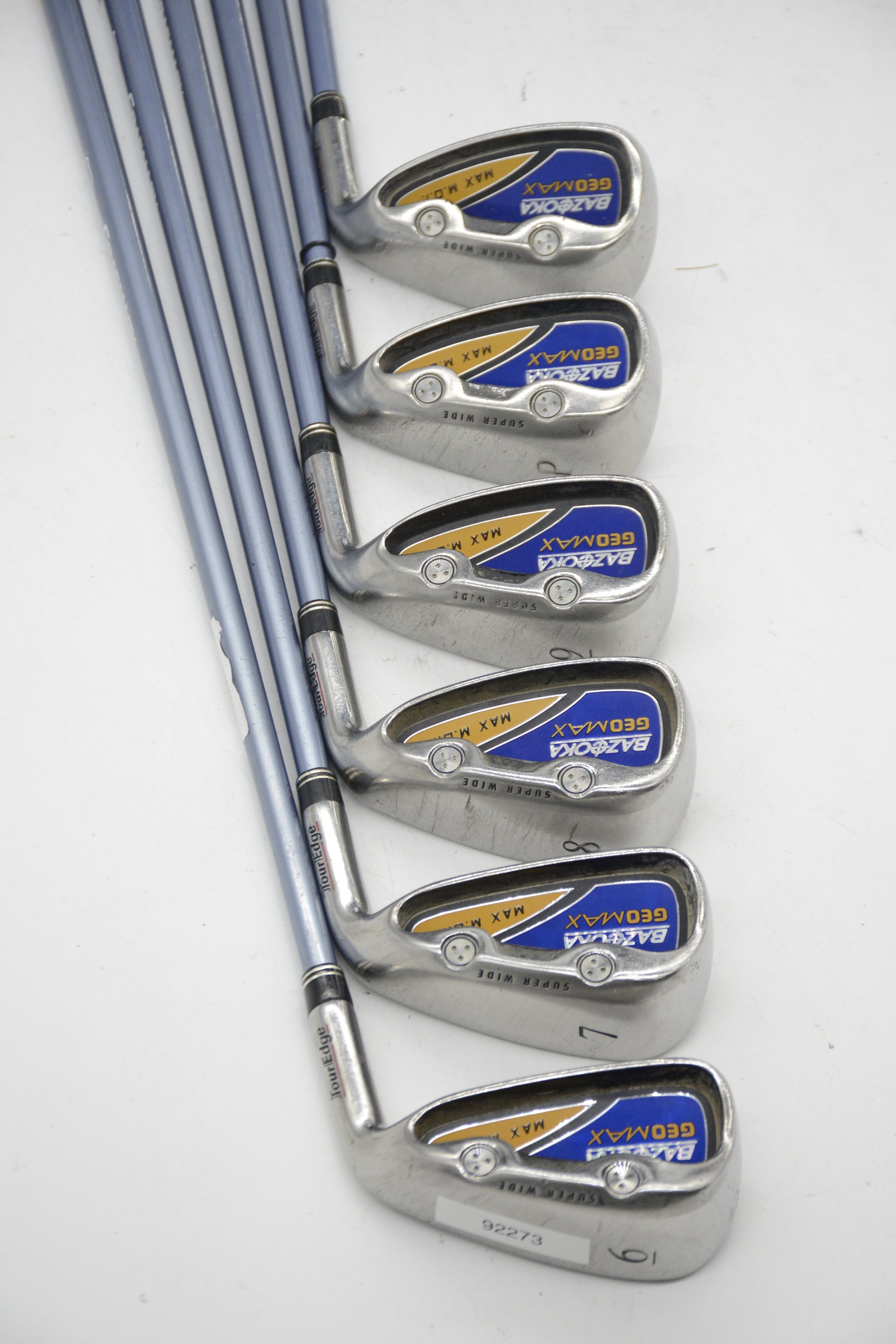 Women's Tour Edge Geomax 6-PW, SW Iron Set W Flex -0.5" Golf Clubs GolfRoots 