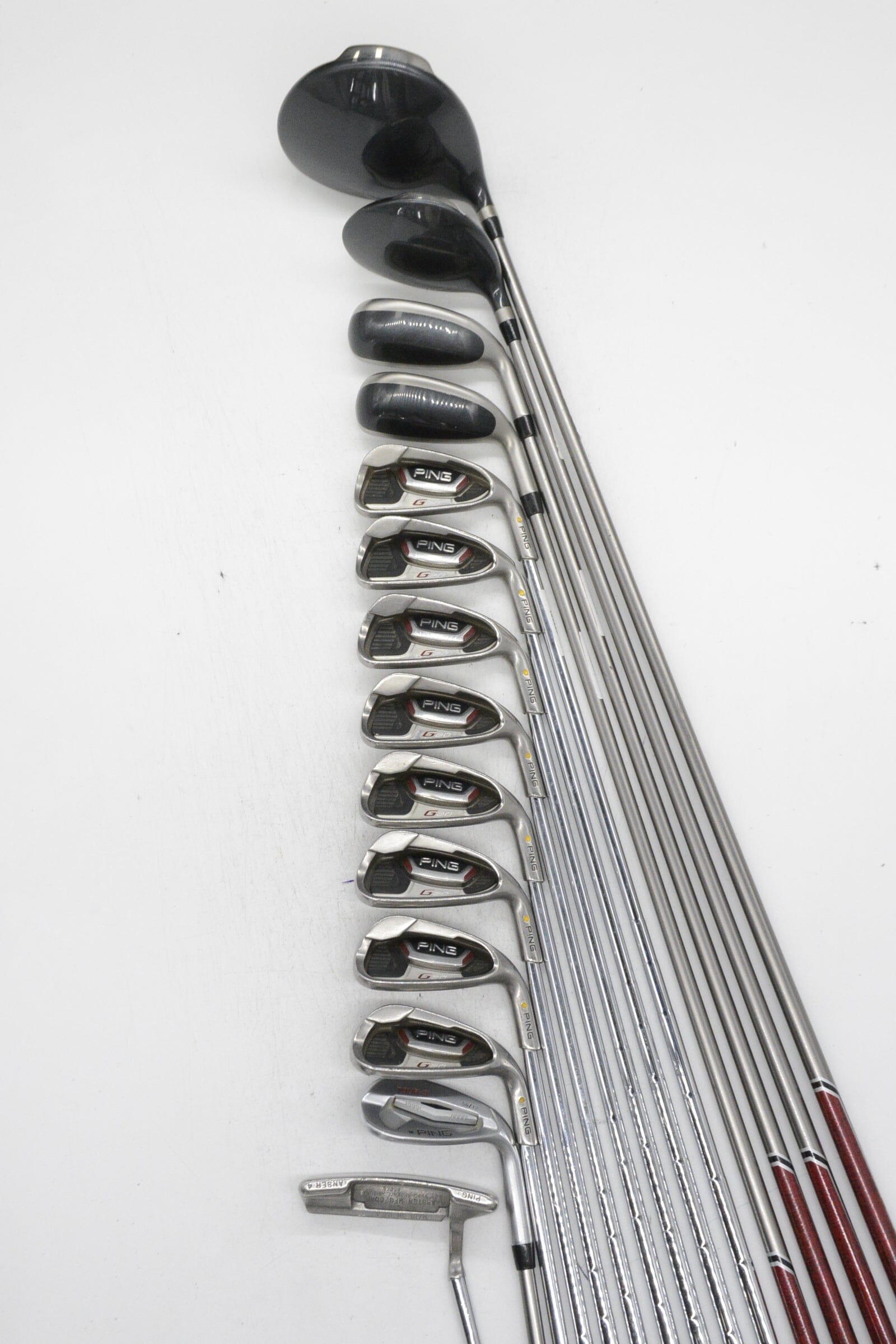 Ping G20 Mixed Full Set R Flex +0.5" Golf Clubs GolfRoots 