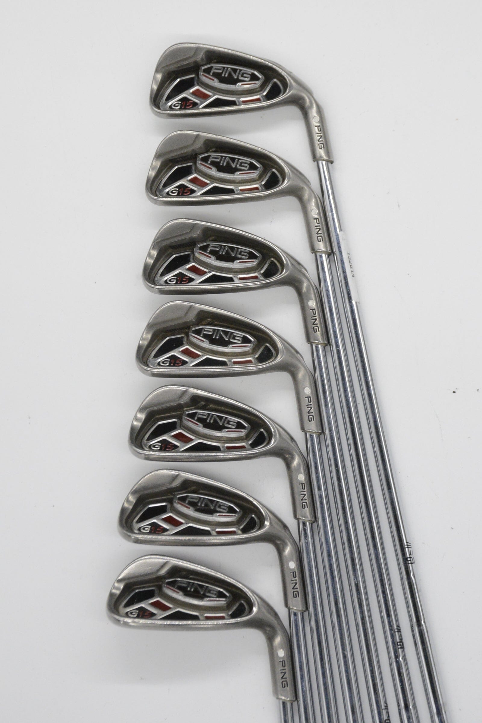 Ping G15 4-PW Iron Set S Flex +0.25" Golf Clubs GolfRoots 