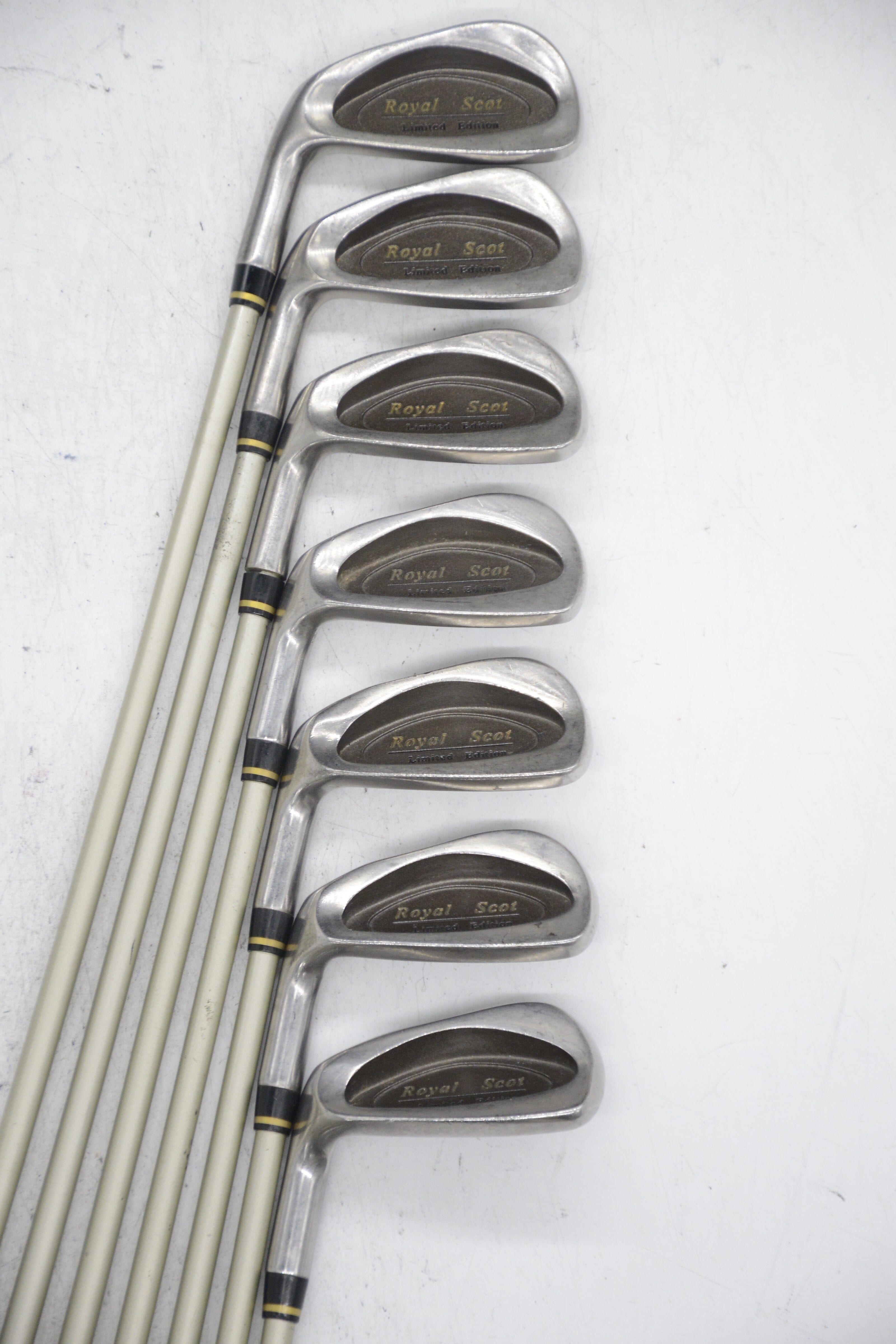 Lefty Royal Scot Limited Edition 3-4, 6-PW Iron Set R Flex -1" Golf Clubs GolfRoots 