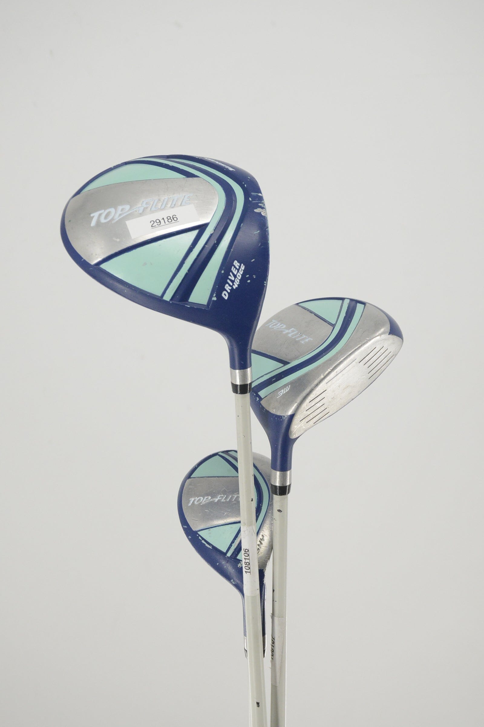 Women's *Dented* Top Flite 460CC D, 3W, 5H Wood Set W Flex Golf Clubs GolfRoots 