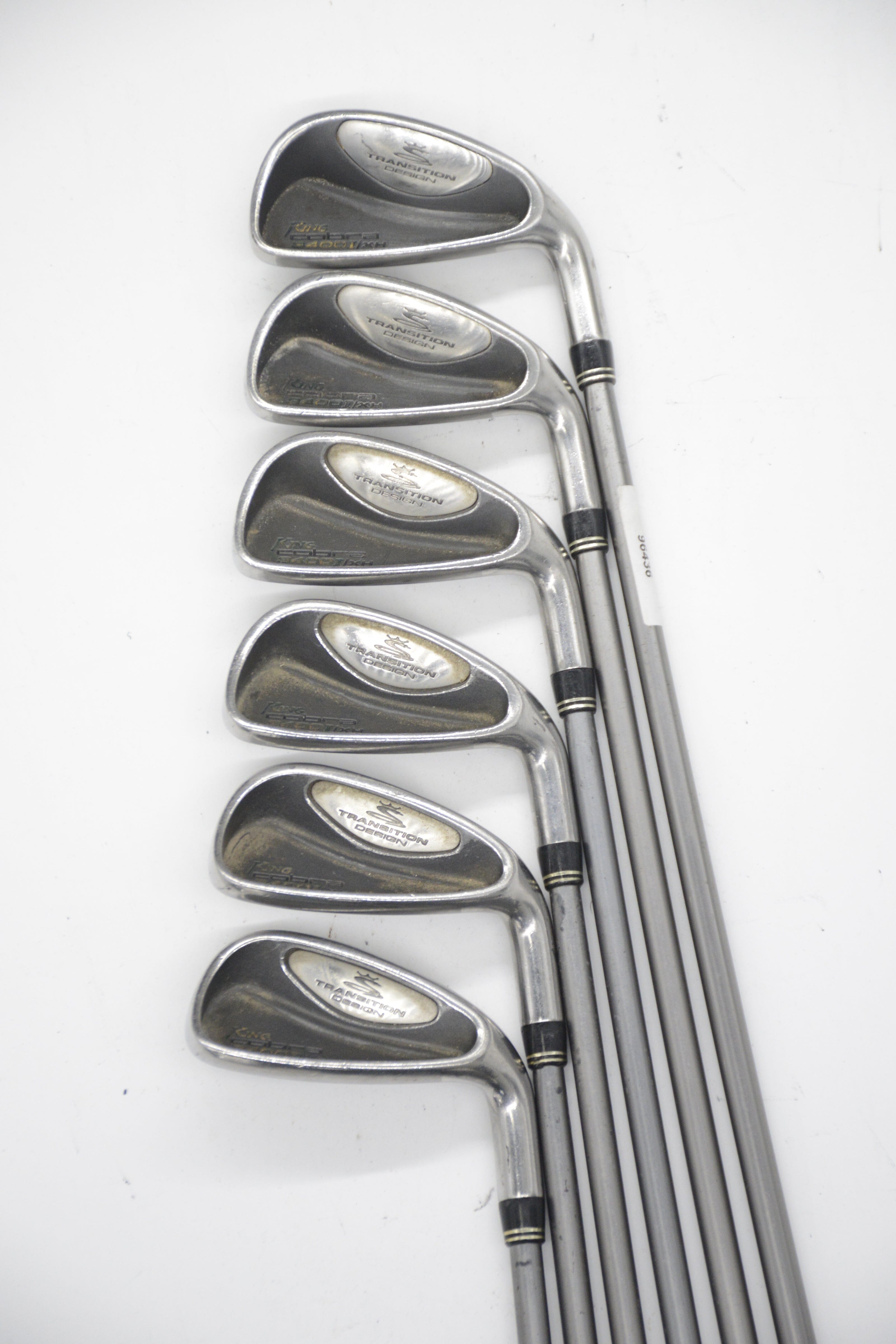 Cobra 3400 I/Xh 4-9 Iron Set S Flex -0.25" Golf Clubs GolfRoots 