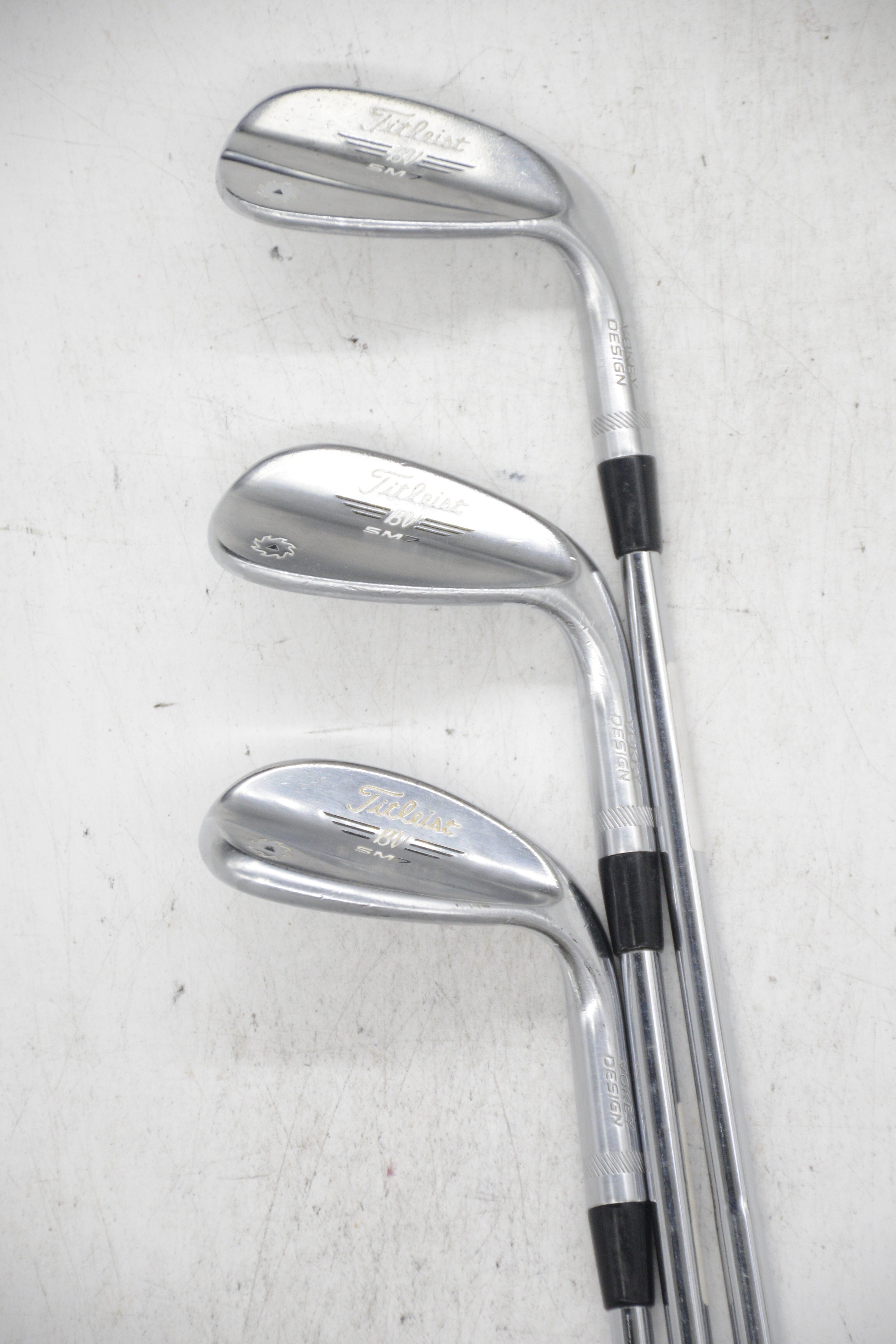 Titleist Vokey SM7 Tour Chrome 50, 54, 58 Degree Wedge Set Wedge Flex Golf Clubs GolfRoots 