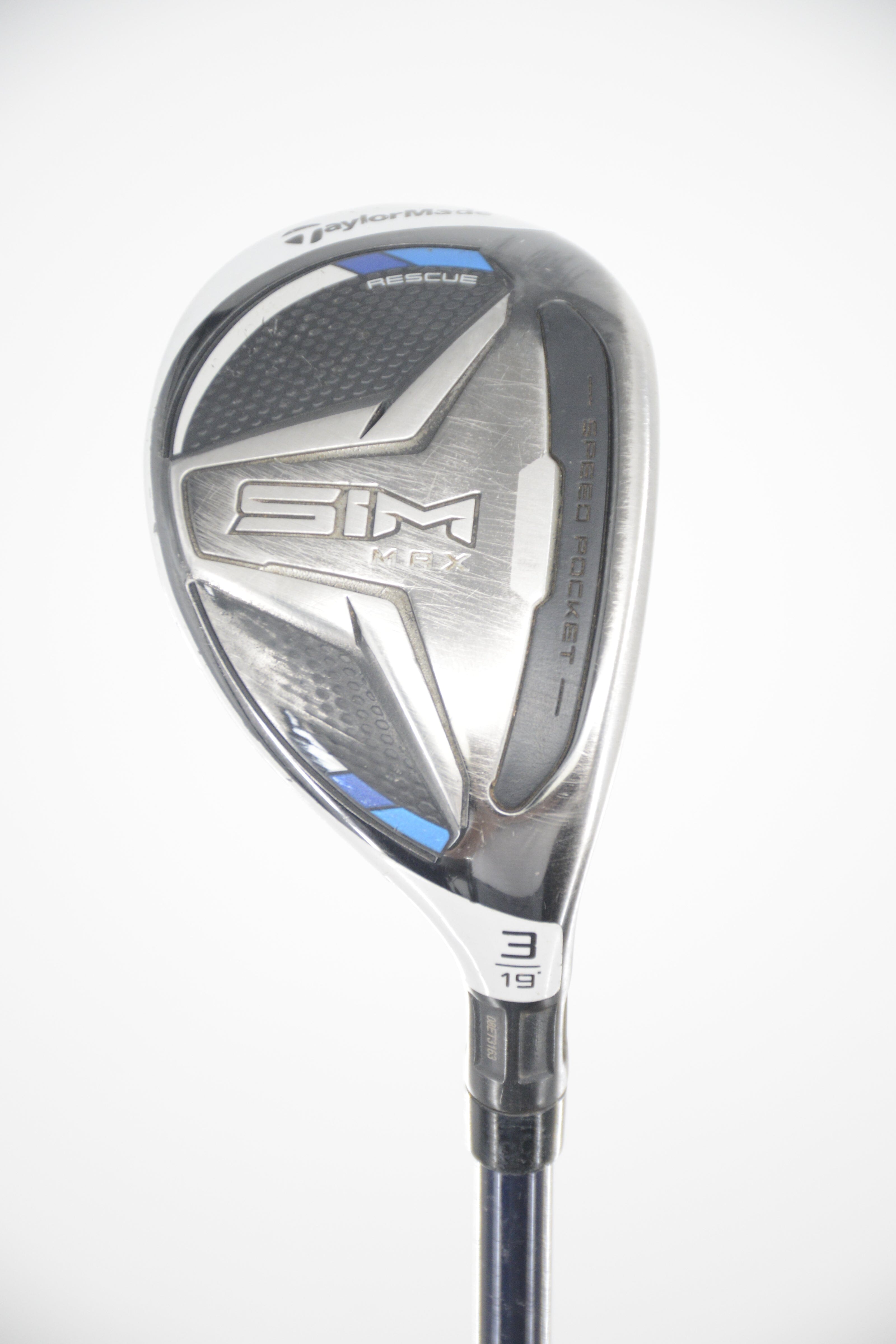 TaylorMade SIM Max 3 Hybrid S Flex 40.5" Golf Clubs GolfRoots 