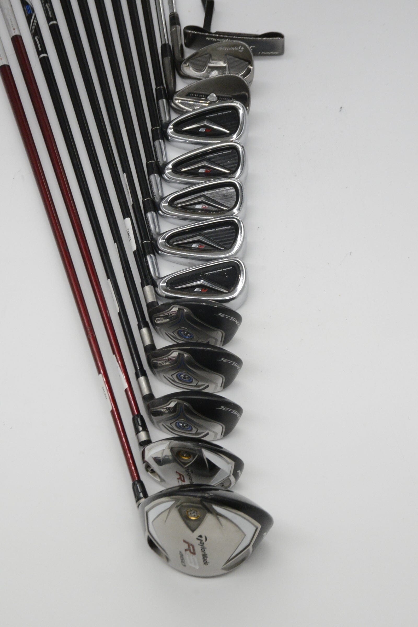 TaylorMade R9 Mixed Full Set R Flex -0.25" Golf Clubs GolfRoots 