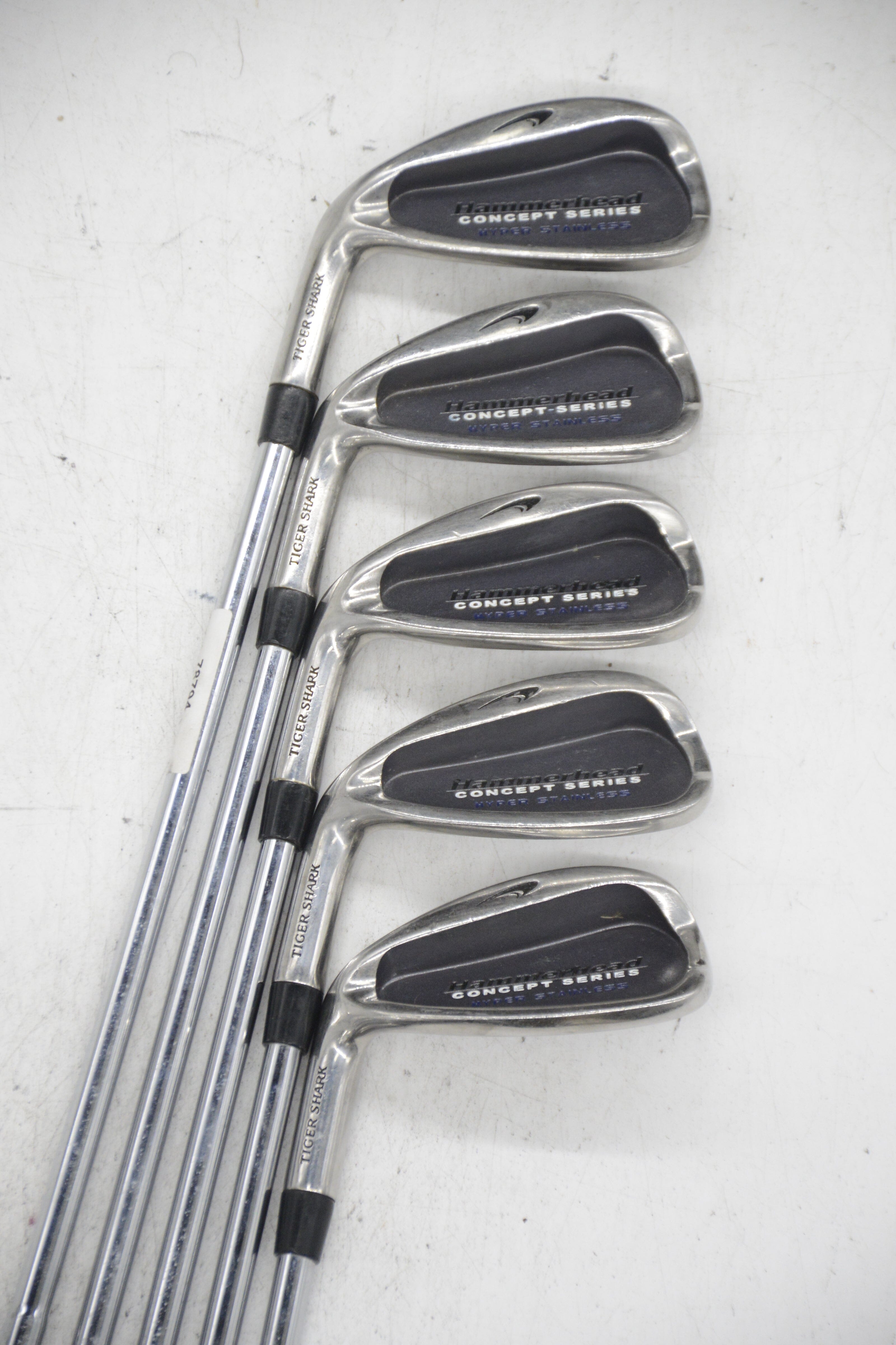 Lefty Tiger Shark Hammerhead 5-9 Iron Set R Flex +0.25" Golf Clubs GolfRoots 