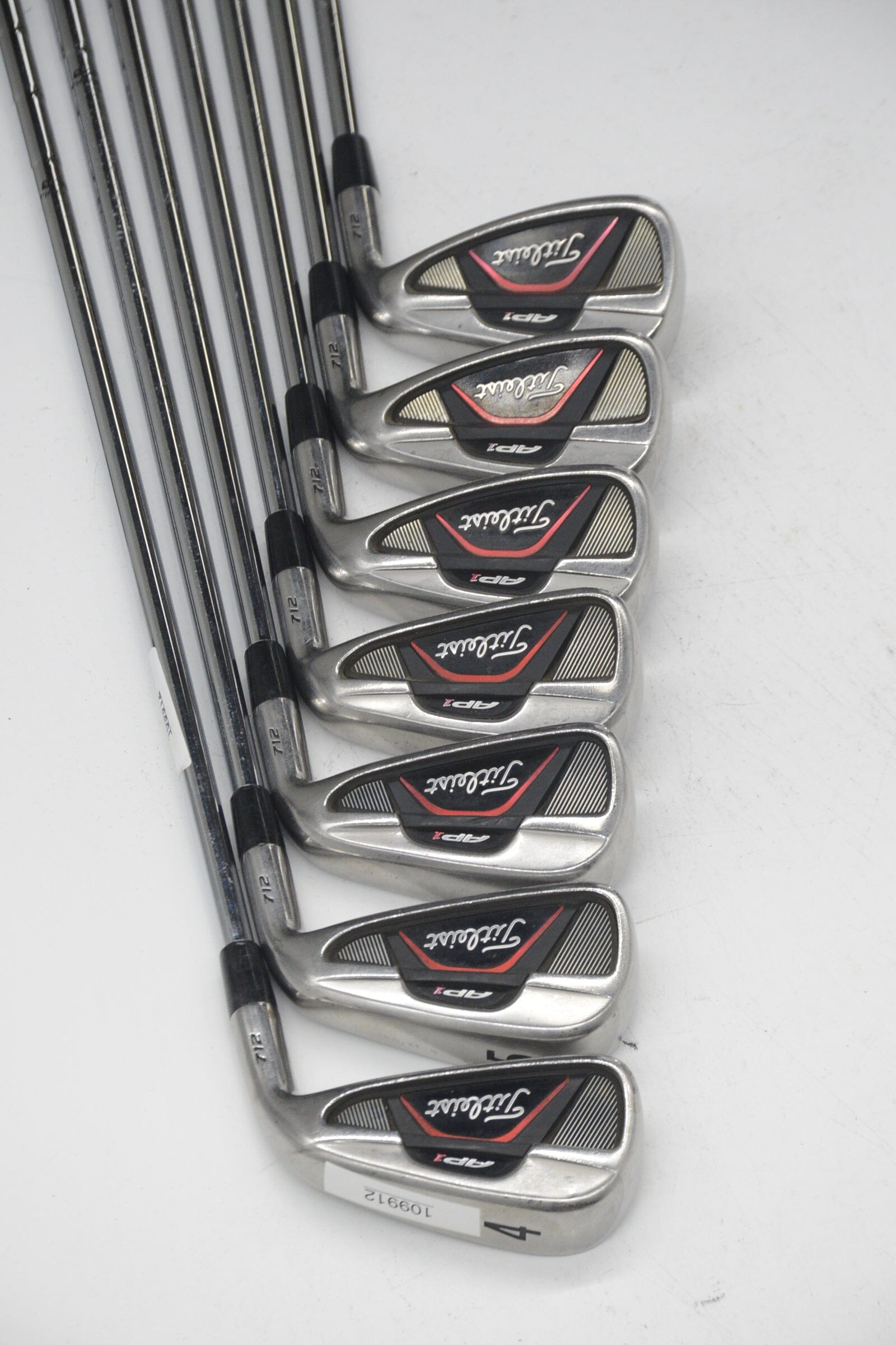 Titleist 712 AP1 4-PW Iron Set R Flex Std Length Golf Clubs GolfRoots 