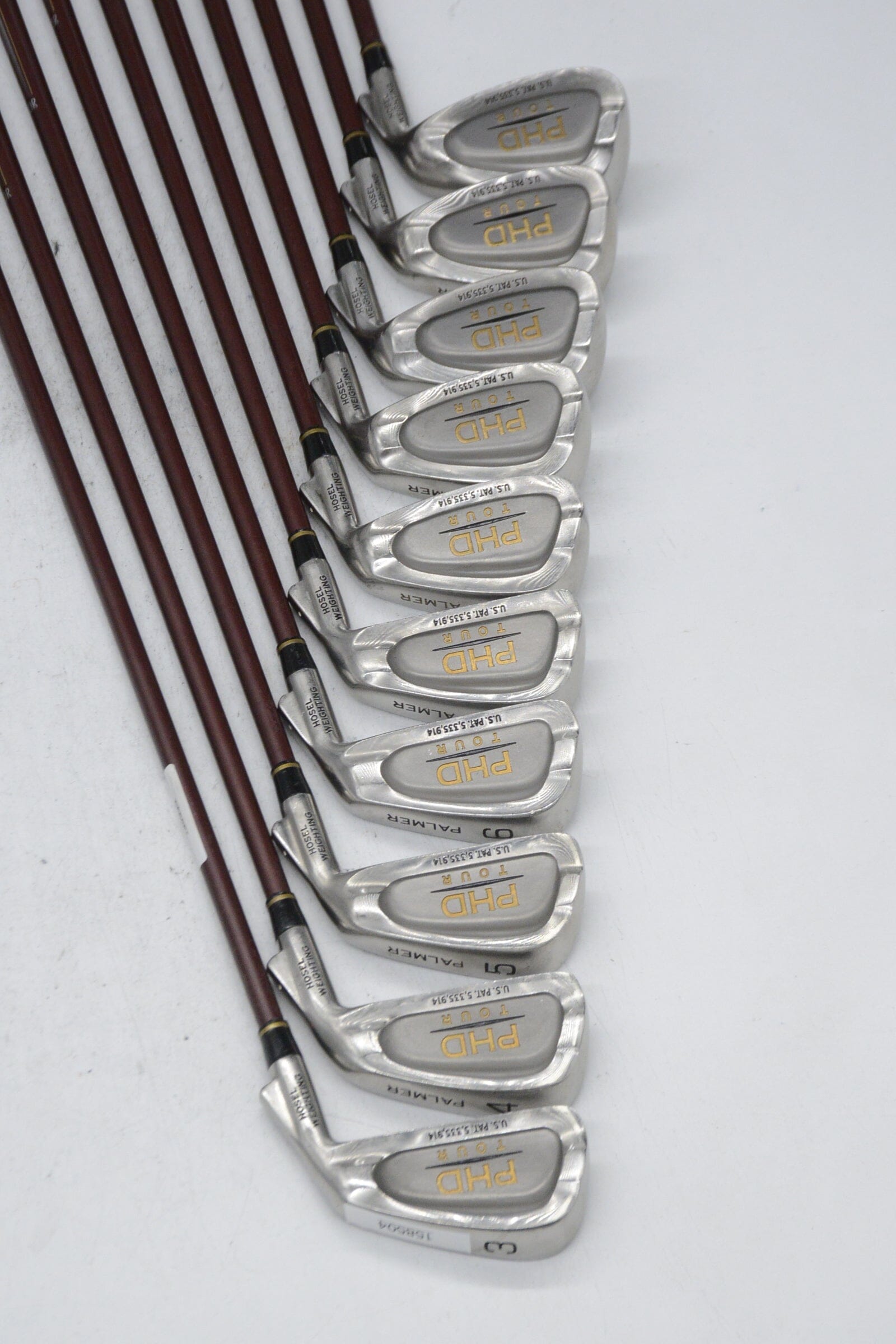 Palmer PHD Tour 3-SW Iron Set SR Flex -0.25" Golf Clubs GolfRoots 