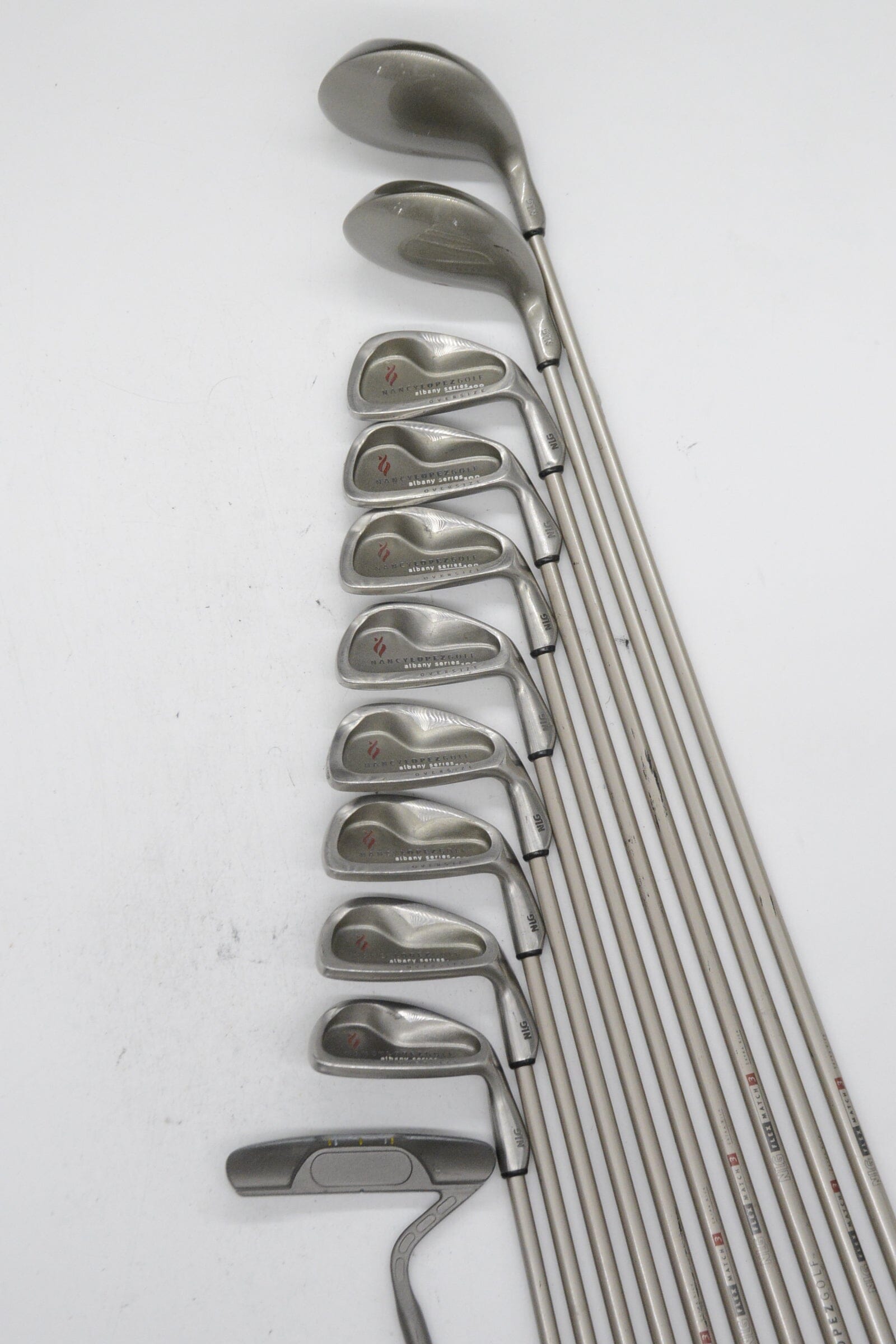 Women's Nancy Lopez Albany Series Mixed Full Set W Flex -0.25" Golf Clubs GolfRoots 