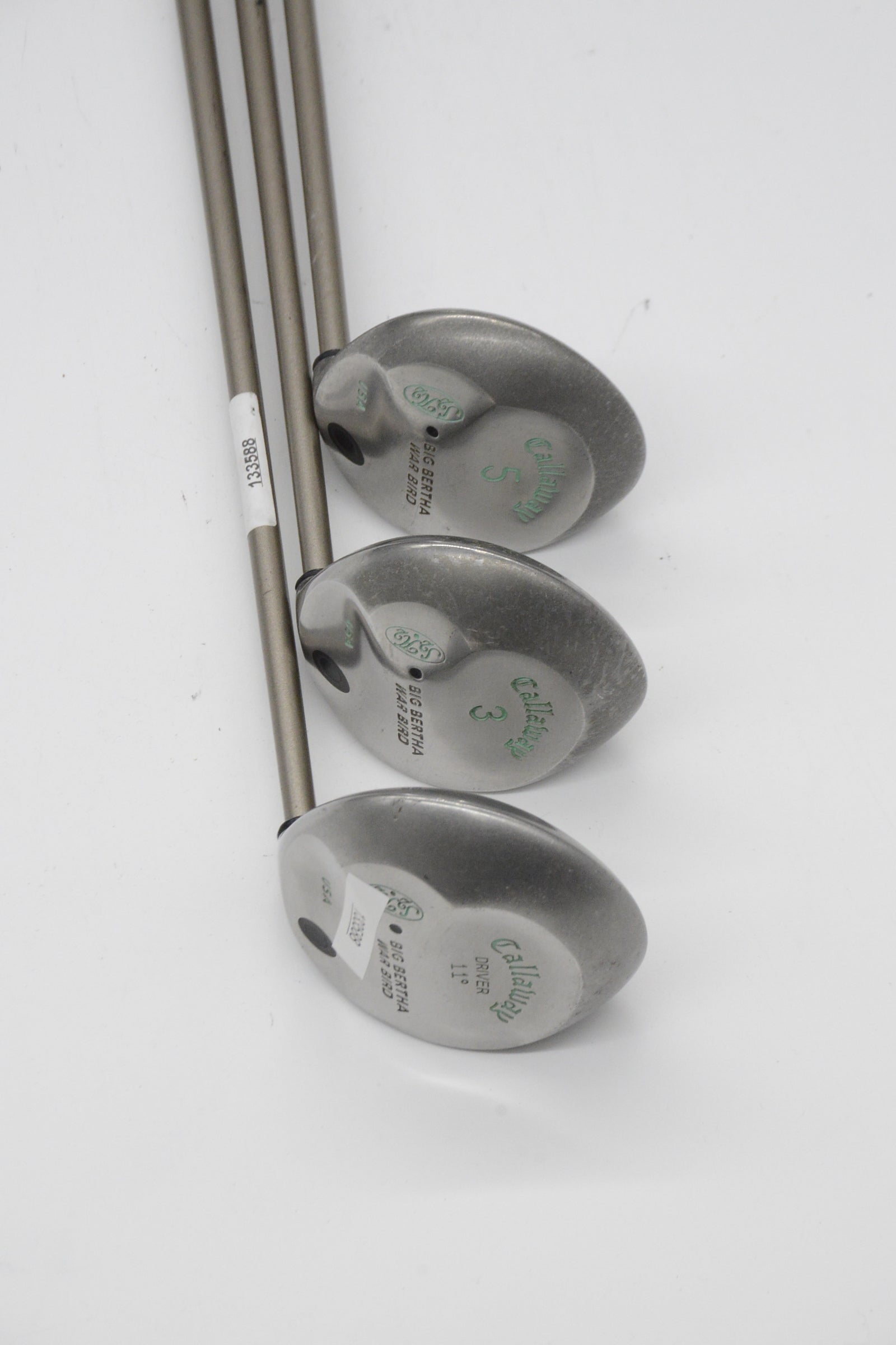 Women's Callaway Big Bertha War Bird D, 3W, 5W Wood Set W Flex