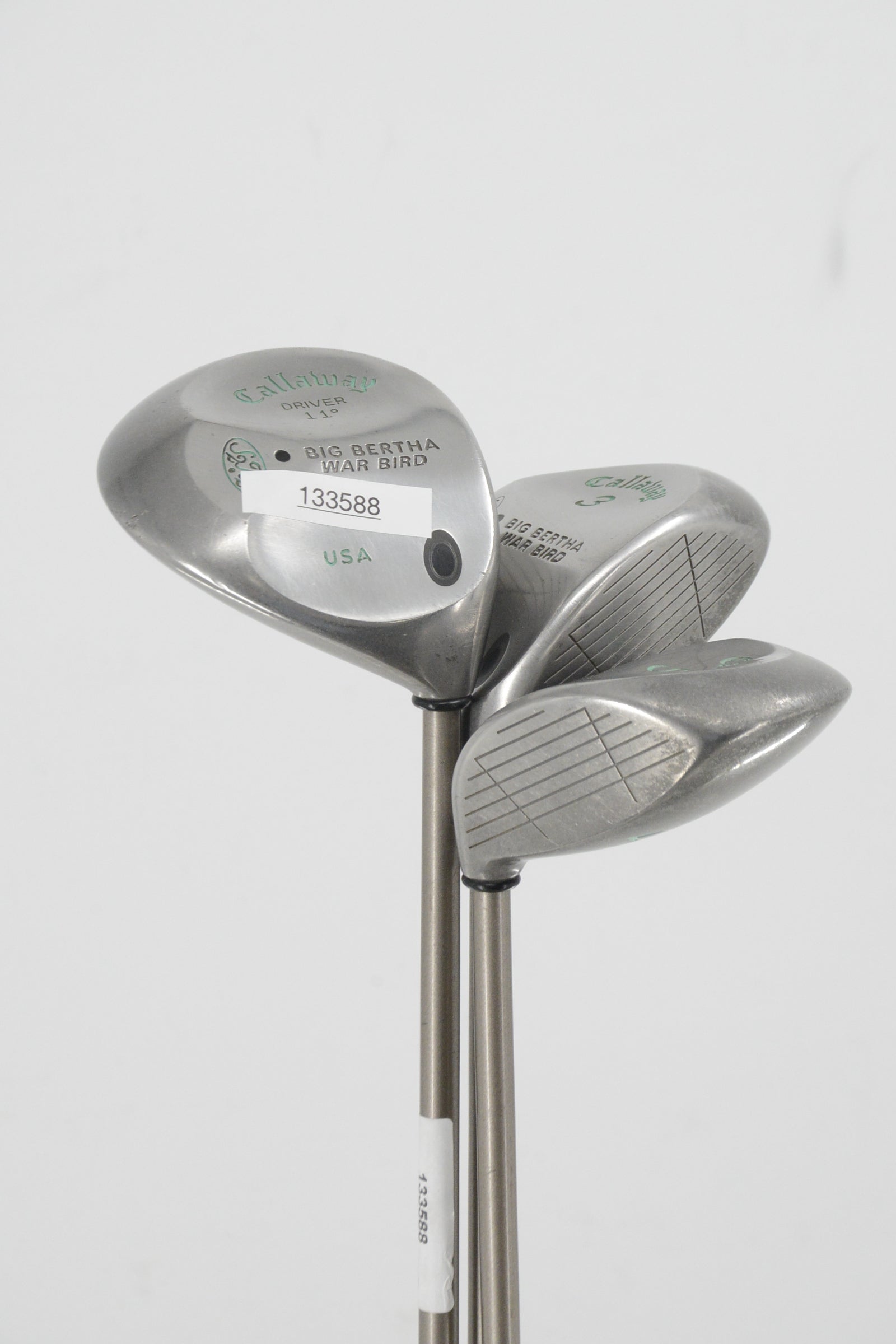 Women's Callaway Big Bertha War Bird D, 3W, 5W Wood Set W Flex