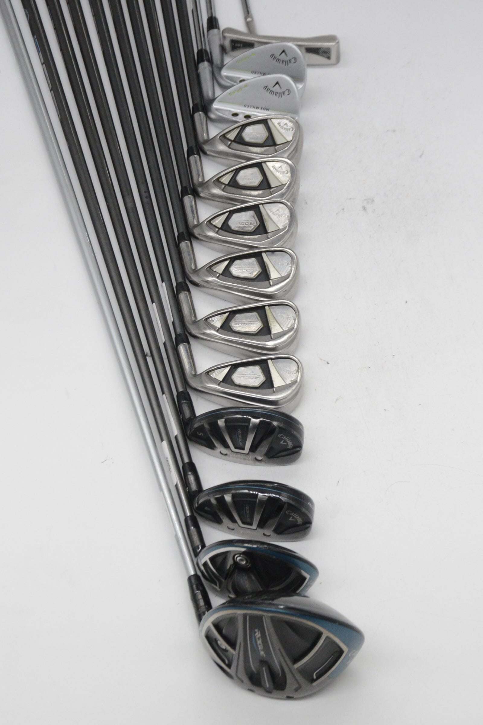 Callaway Rogue X Mixed Full Set R Flex -0.25" Golf Clubs GolfRoots 