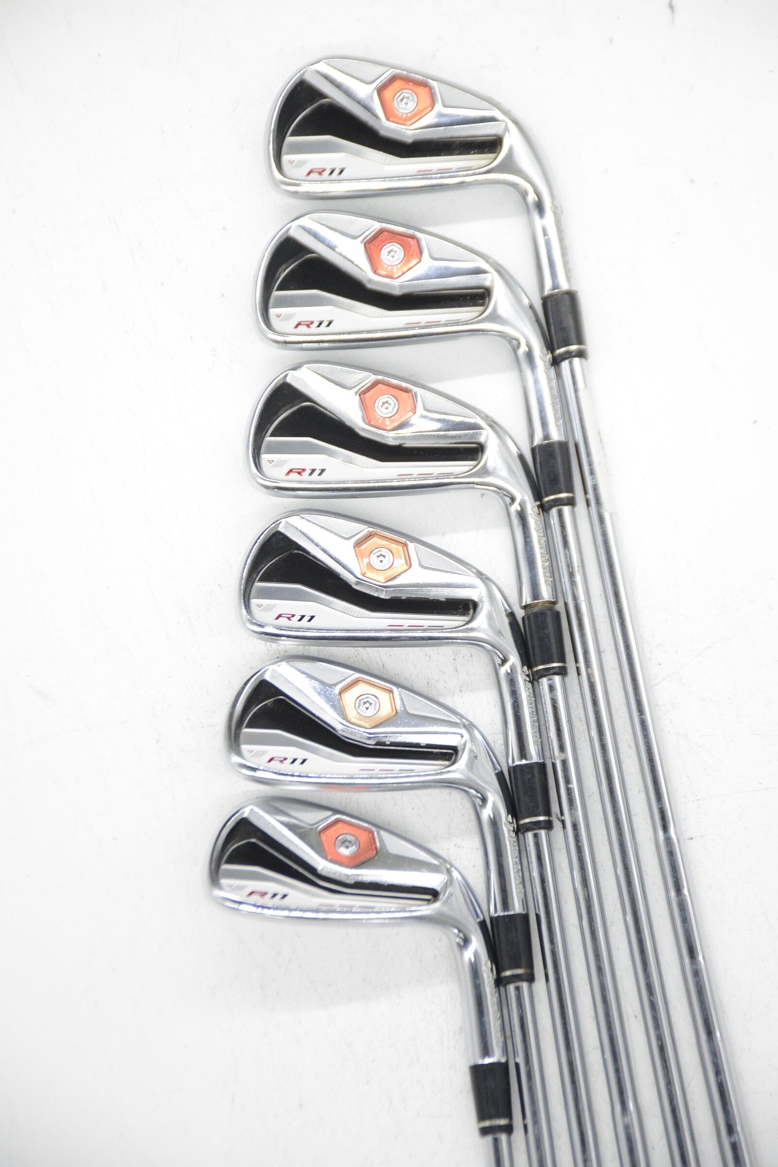 TaylorMade R11 4-8, PW Iron Set S Flex Std Length Golf Clubs GolfRoots 