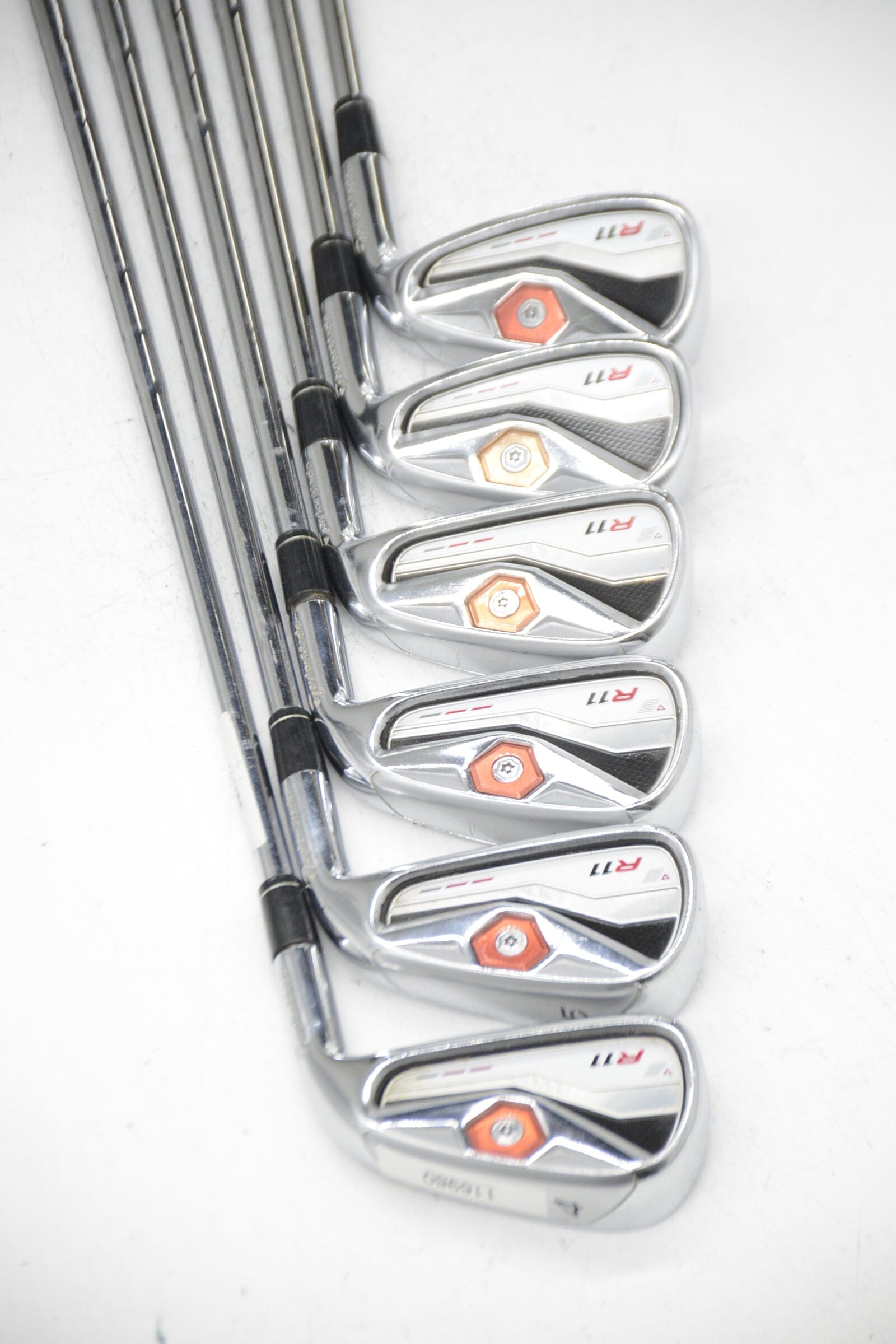 TaylorMade R11 4-8, PW Iron Set S Flex Std Length Golf Clubs GolfRoots 