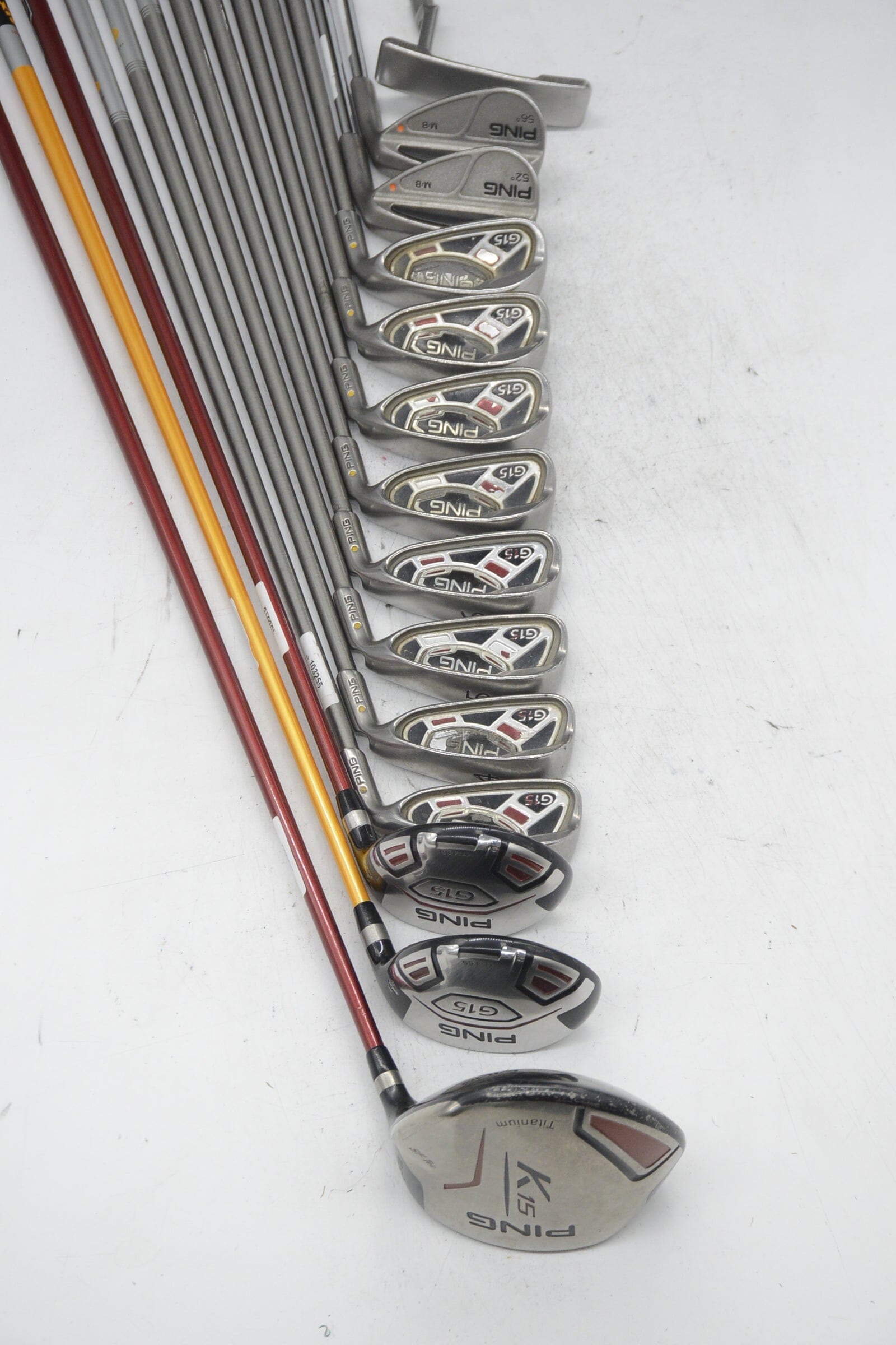 Ping G15 Mixed Full Set R Flex -0.25" Golf Clubs GolfRoots 