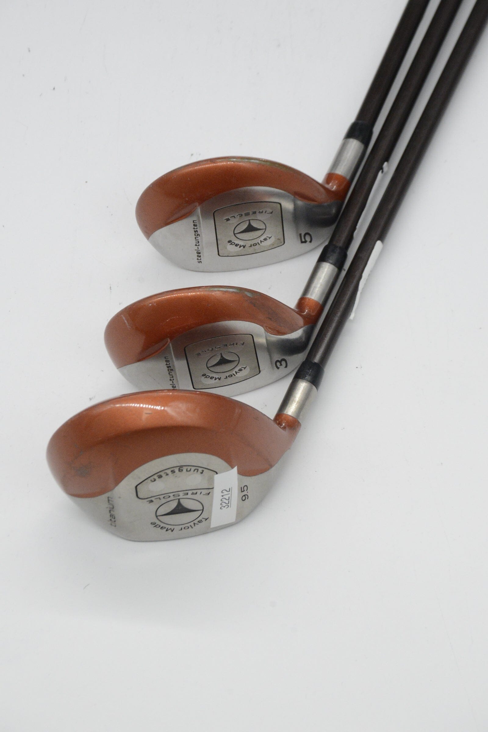 Lefty TaylorMade Firesole D, 3W, 5W Wood Set S Flex Golf Clubs GolfRoots 