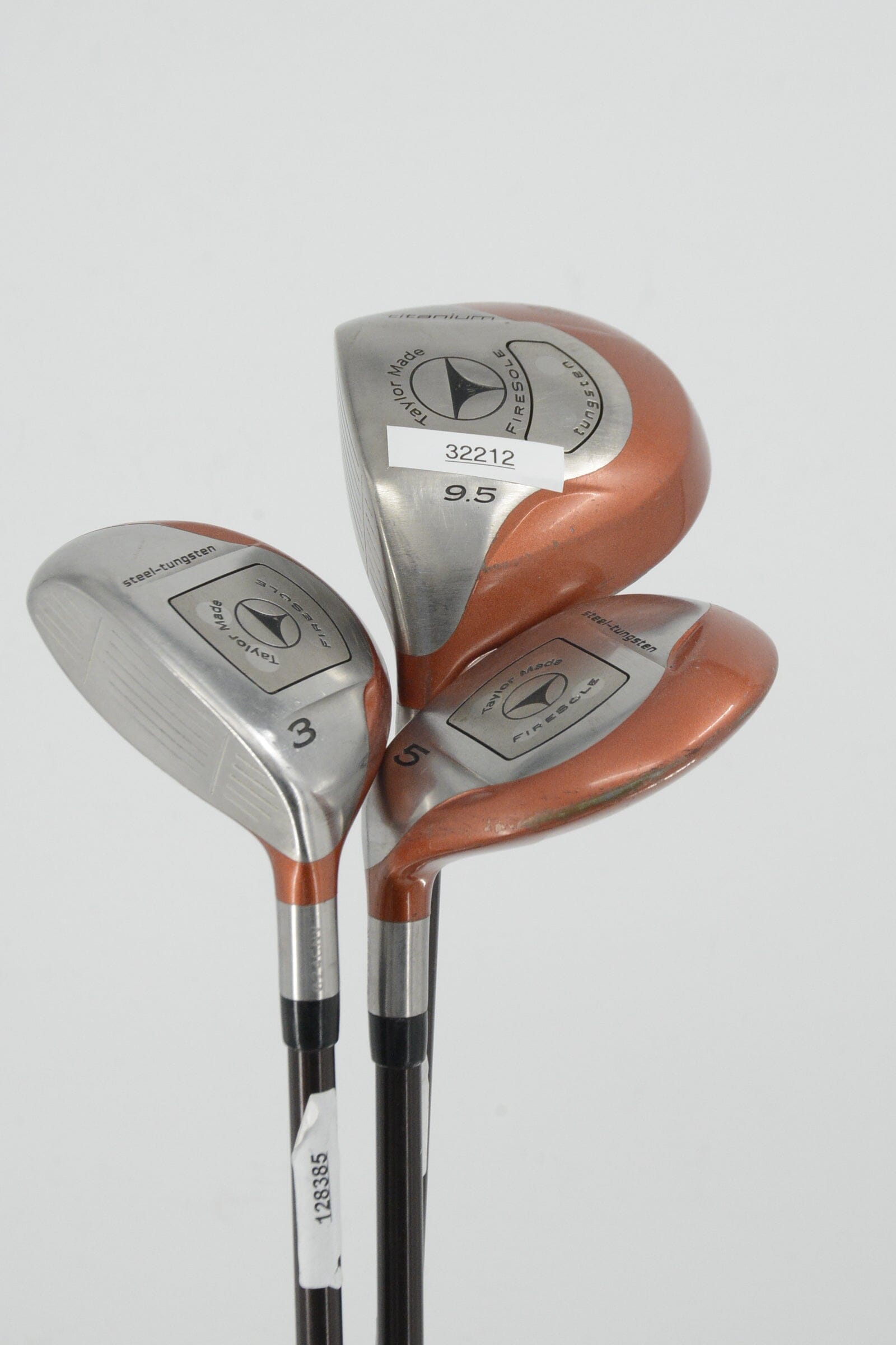 Lefty TaylorMade Firesole D, 3W, 5W Wood Set S Flex Golf Clubs GolfRoots 