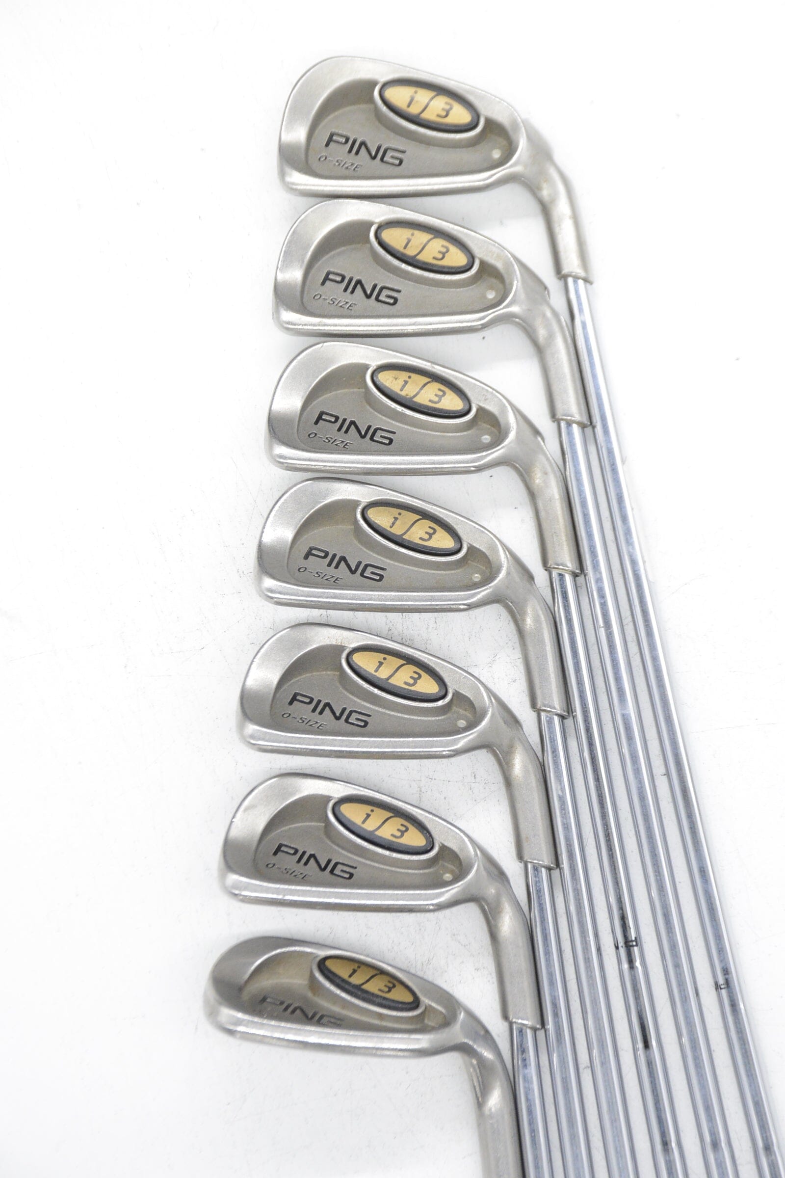 Ping I3 O-Size 3-4, 6-9, LW Iron Set R Flex +0.75" Golf Clubs GolfRoots 