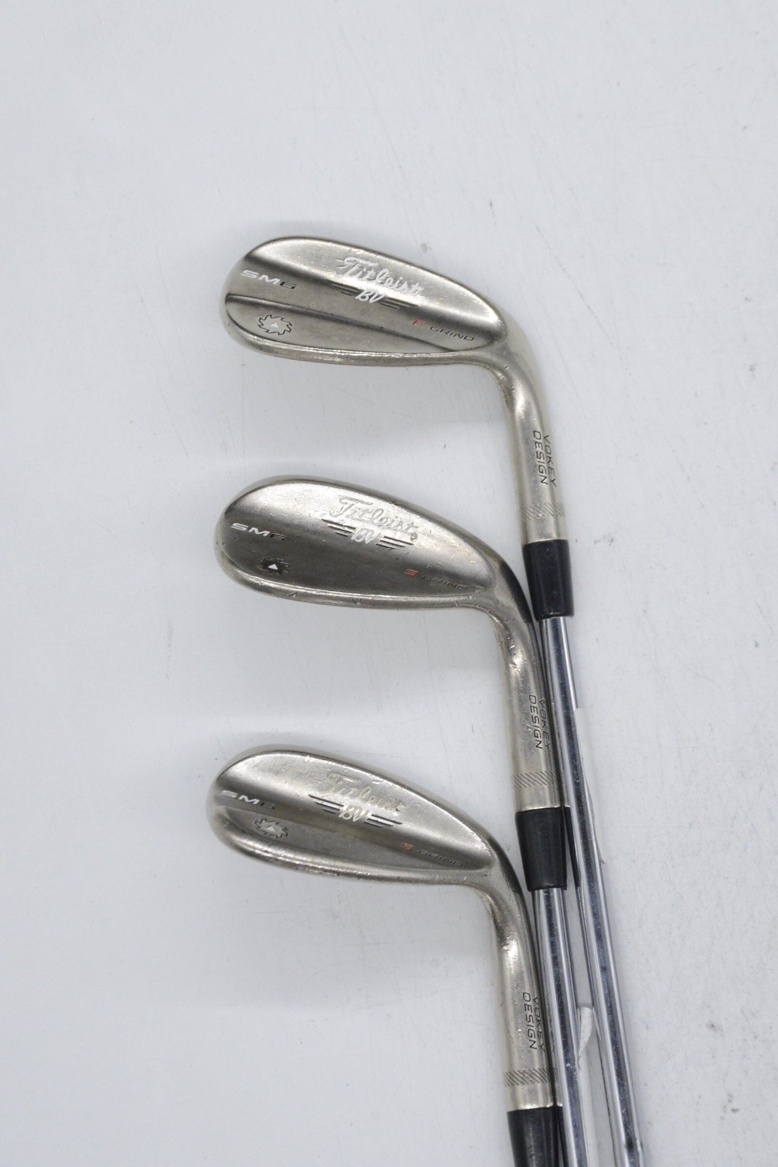 Titleist Vokey SM6 Steel Gray 50, 54, 58 Degree Wedge Set Wedge Flex Golf Clubs GolfRoots 