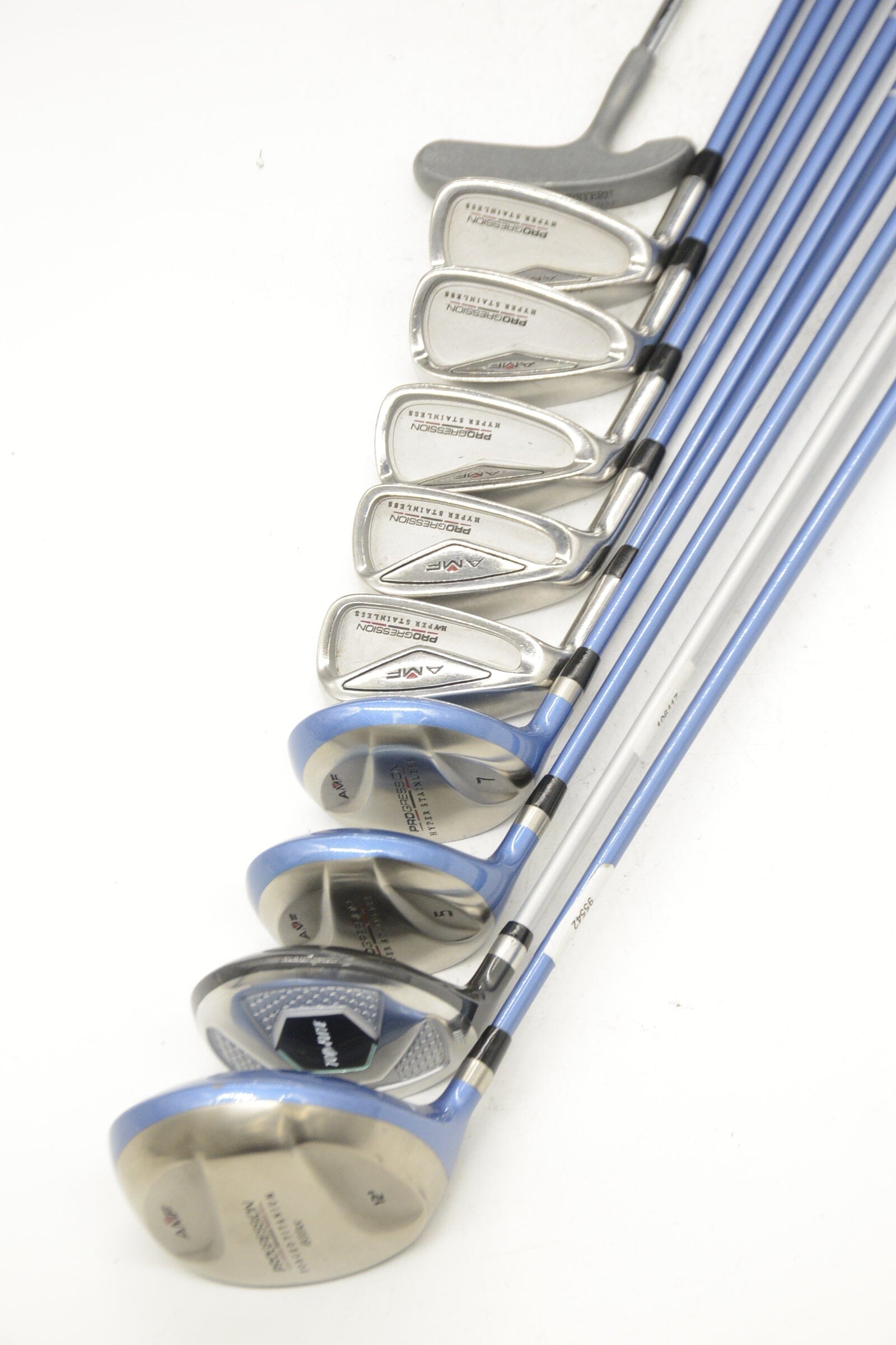 Women's Lefty AMF Progression Mixed Full Set W Flex Std Length Golf Clubs GolfRoots 