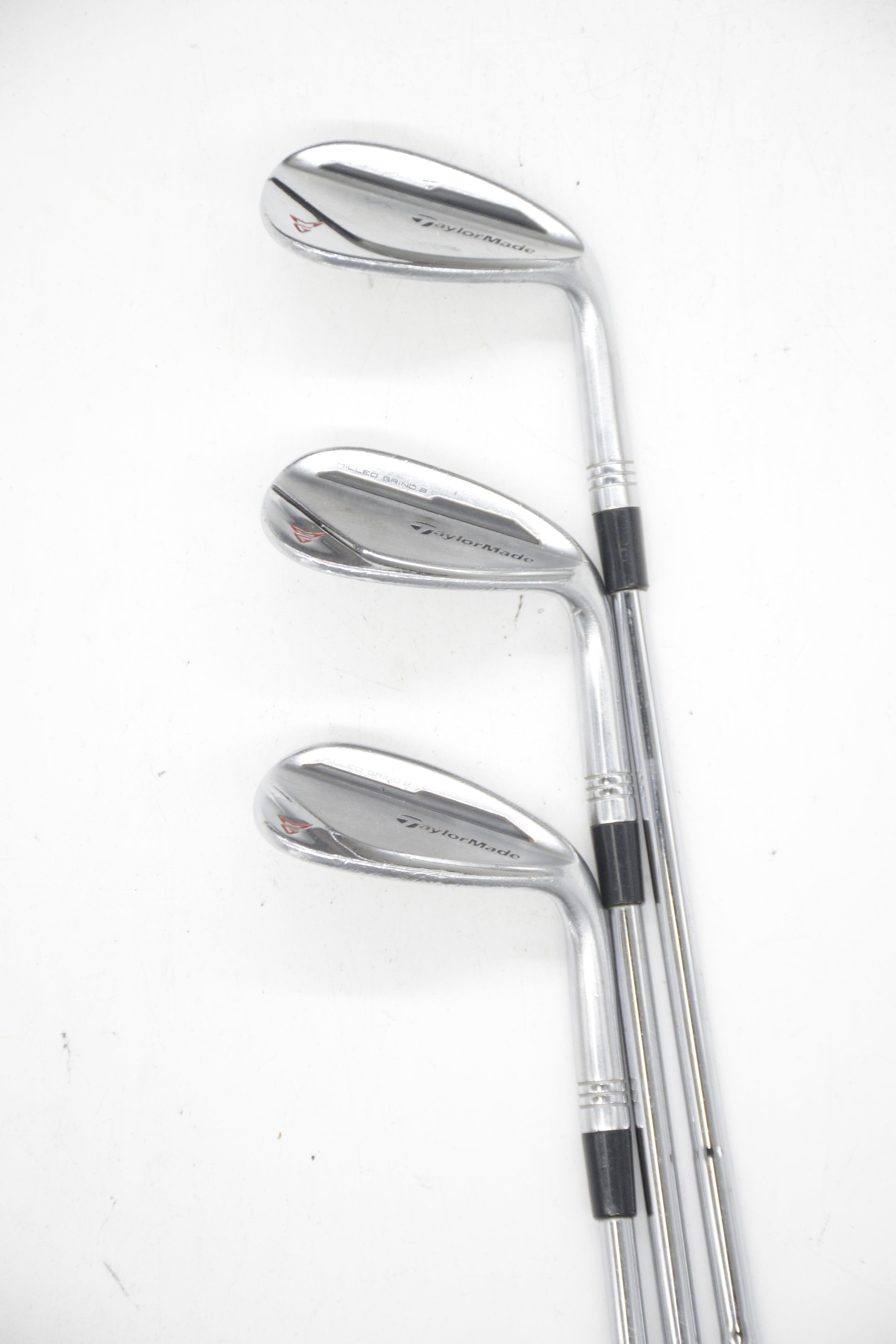 TaylorMade MG2 Chrome 52, 56, 60 Degree Wedge Set S Flex Golf Clubs GolfRoots 