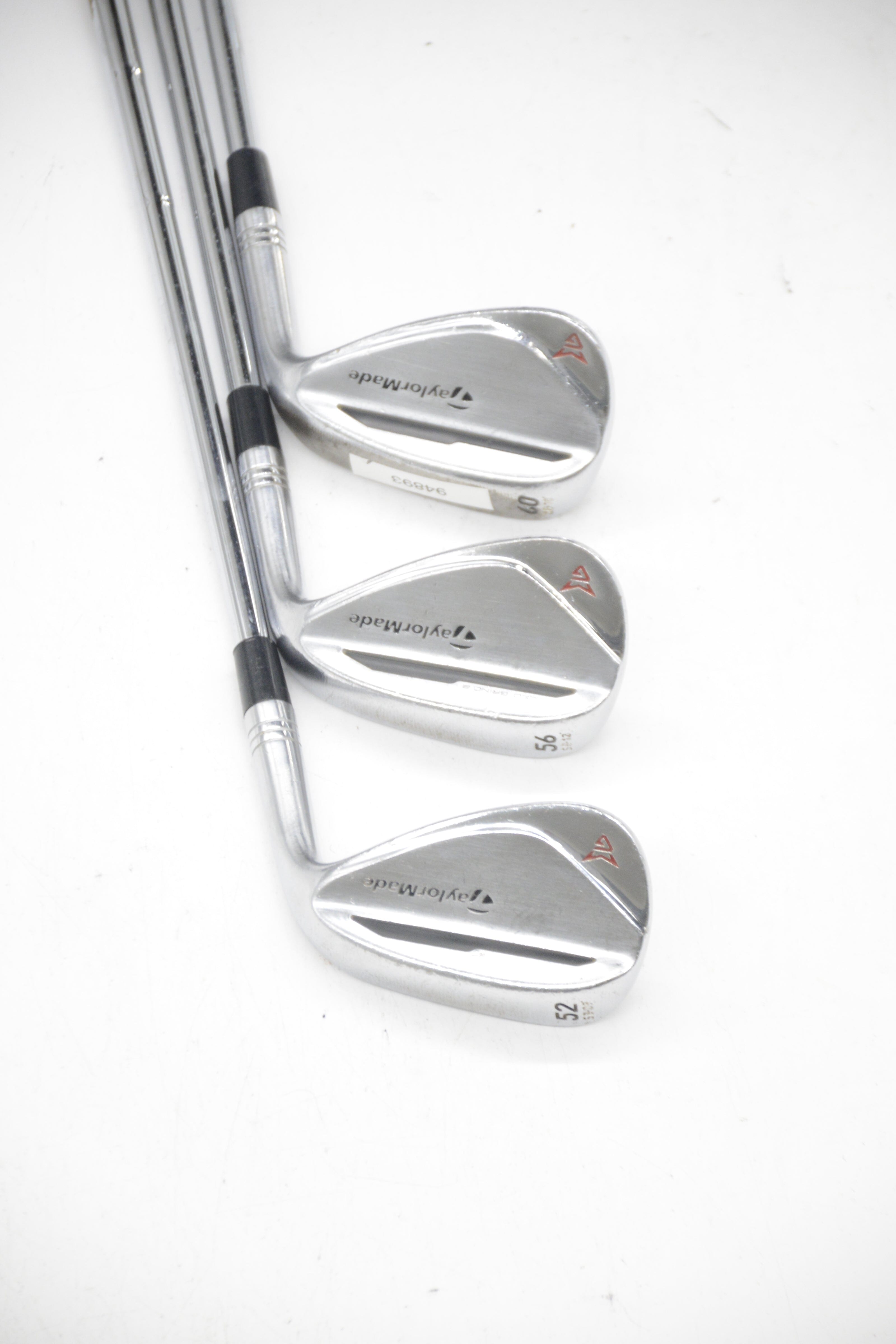 TaylorMade MG2 Chrome 52, 56, 60 Degree Wedge Set S Flex Golf Clubs GolfRoots 