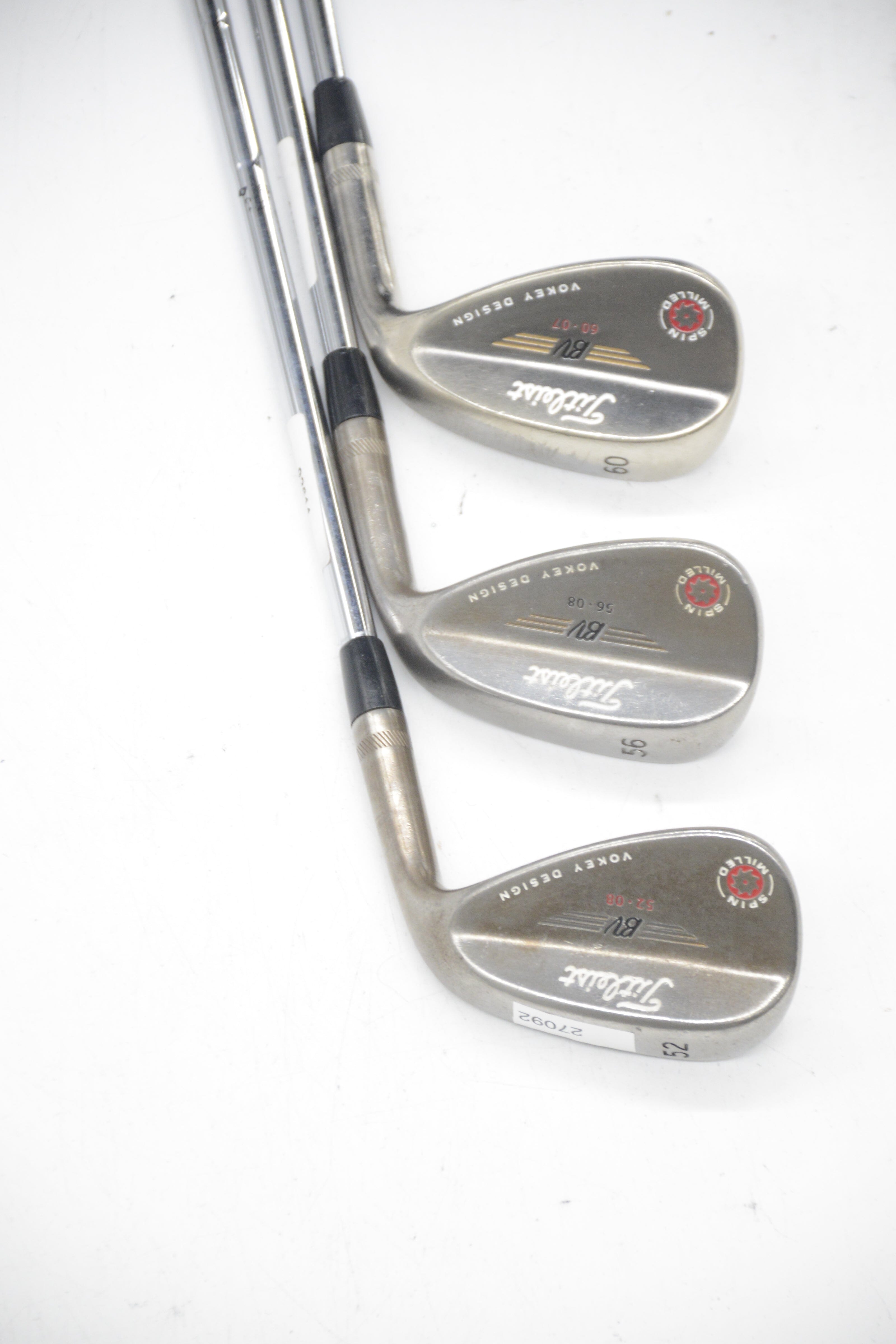 Titleist Vokey Spin Milled 52, 56, 60 Degree Wedge Set Wedge Flex Golf Clubs GolfRoots 