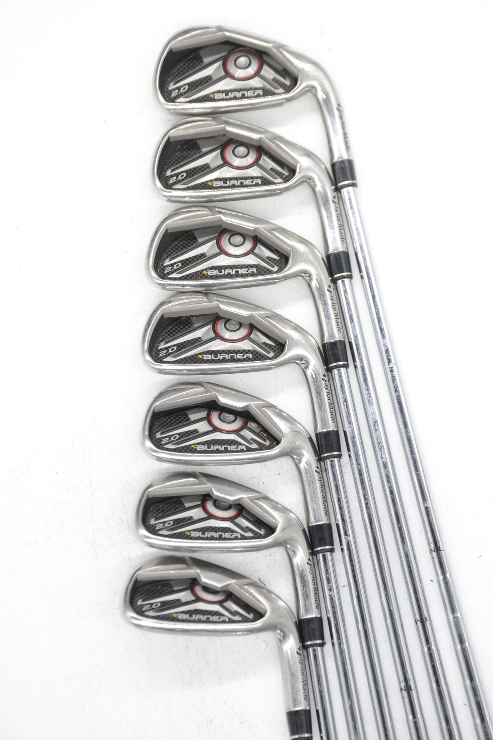 TaylorMade Burner 2.0 4-PW Iron Set S Flex +0.25" Golf Clubs GolfRoots 