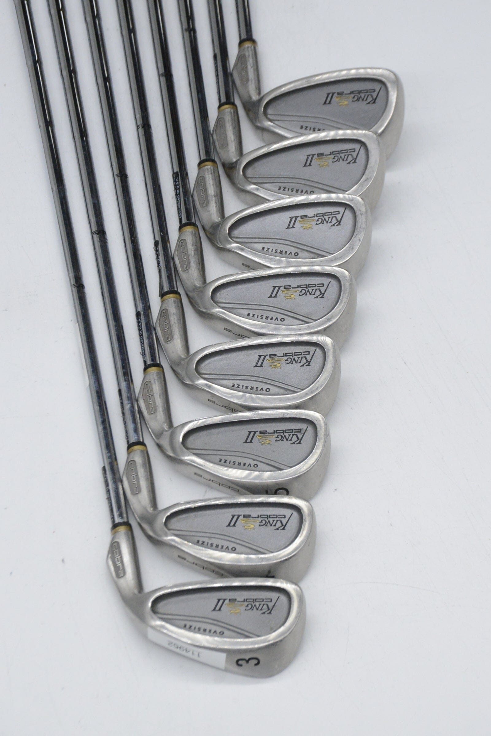 Cobra King Cobra 2 Oversize 3-PW Iron Set S Flex +0.25" Golf Clubs GolfRoots 
