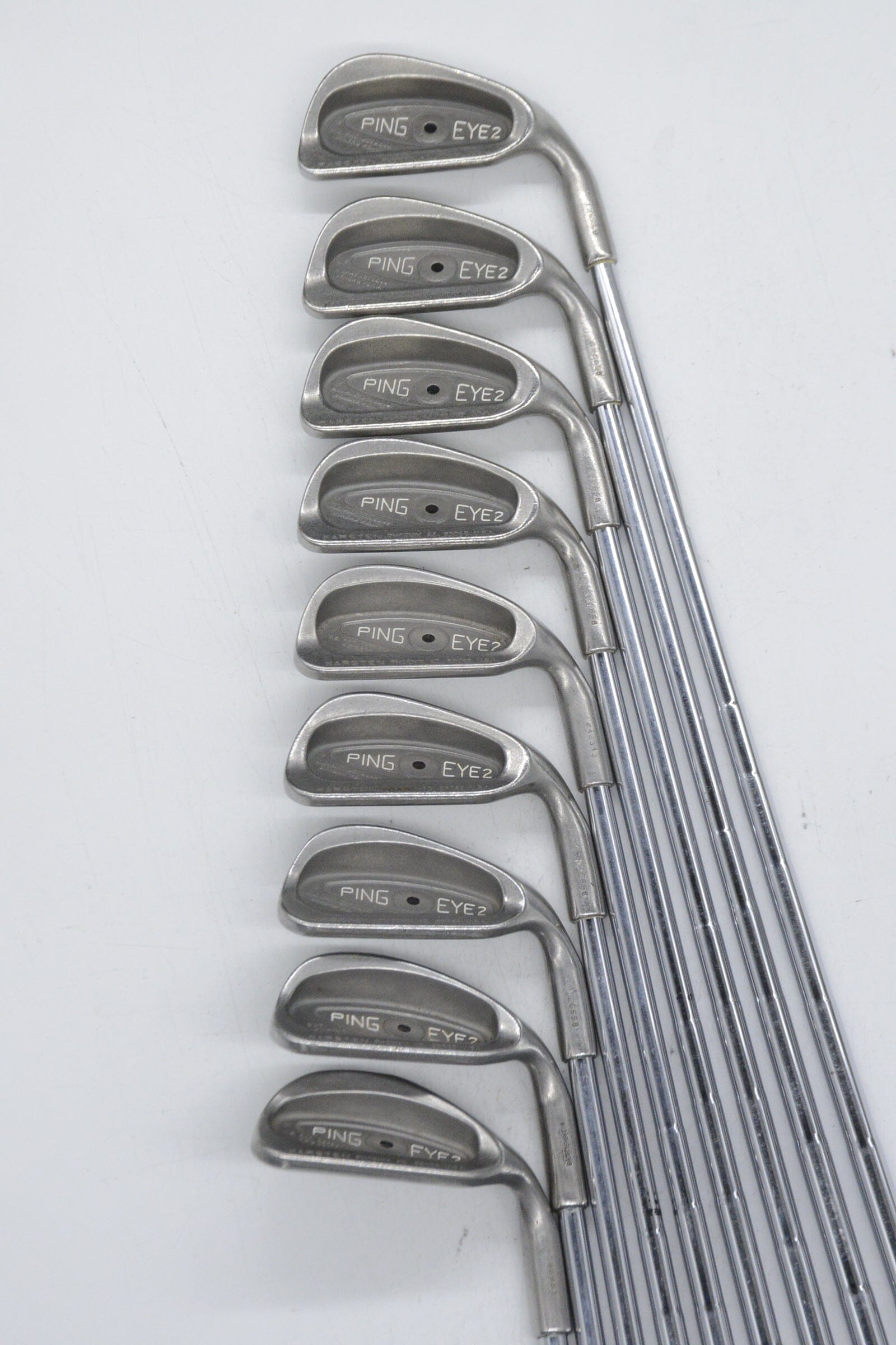 Ping Eye 2 3-PW, SW Iron Set S Flex Std Length Golf Clubs GolfRoots 
