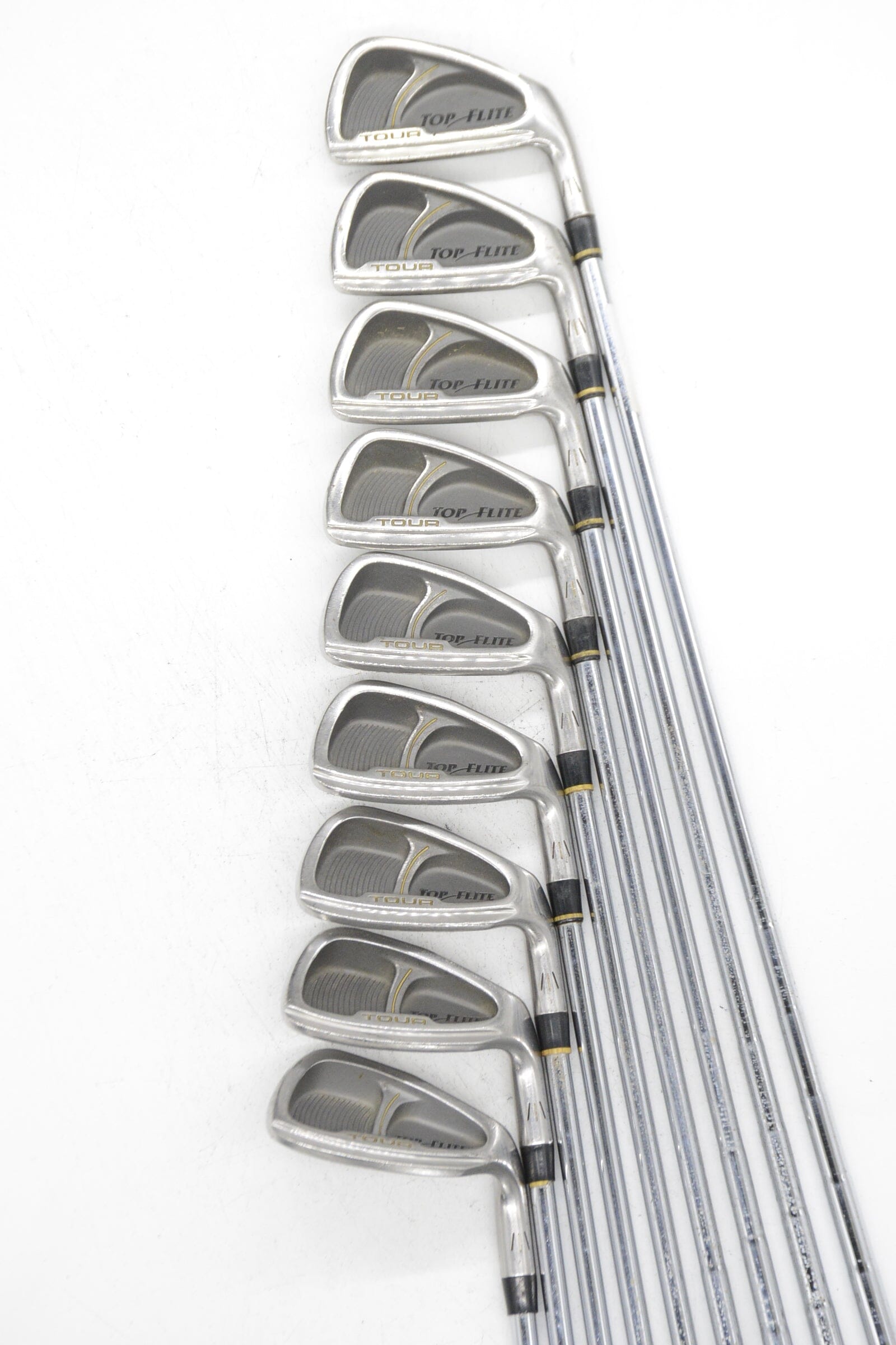 Top Flite Tour 3-PW, SW Iron Set R Flex -0.25" Golf Clubs GolfRoots 