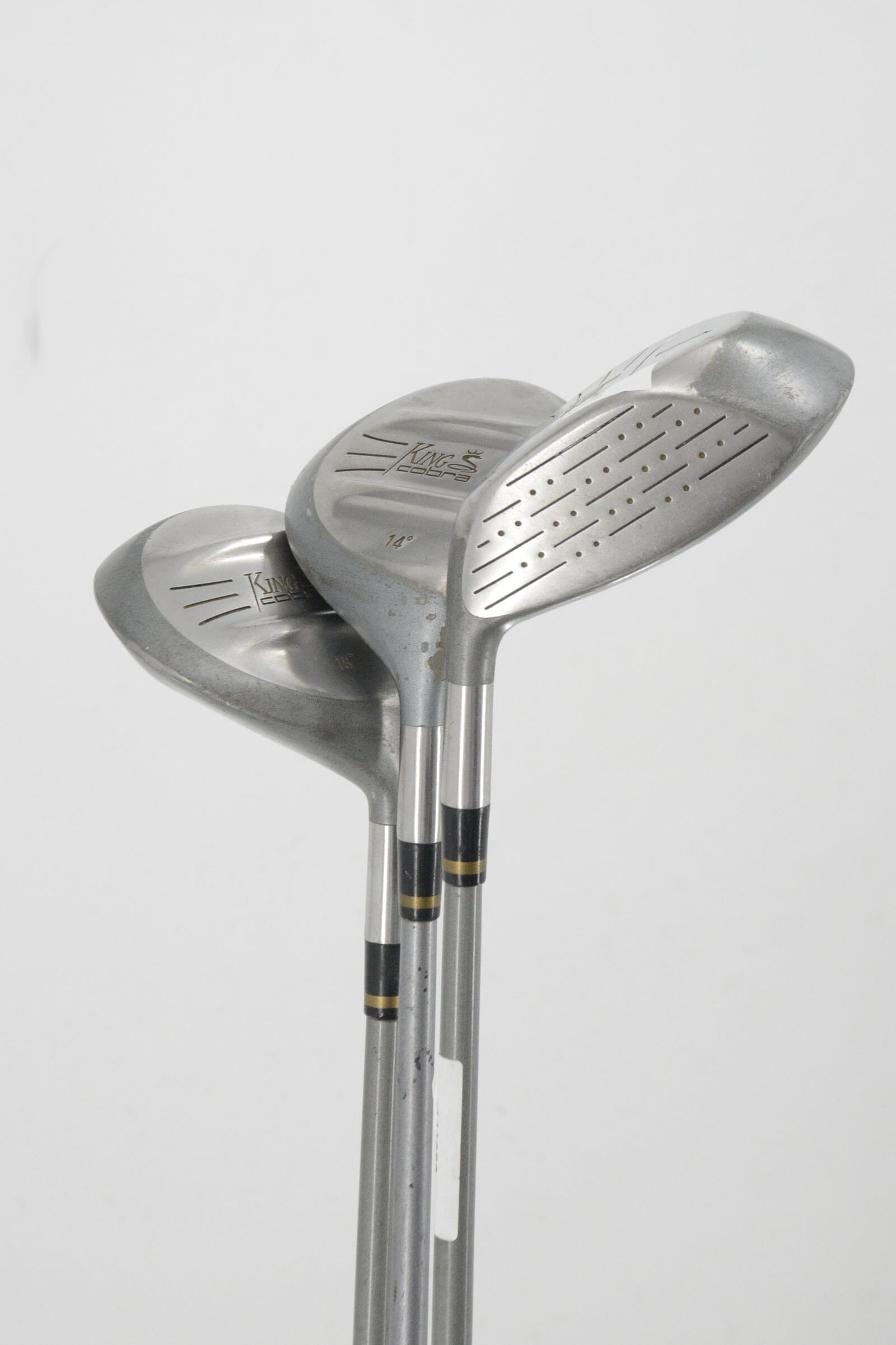 Cobra King Cobra D, 3W, 5W Wood Set S Flex Golf Clubs GolfRoots 