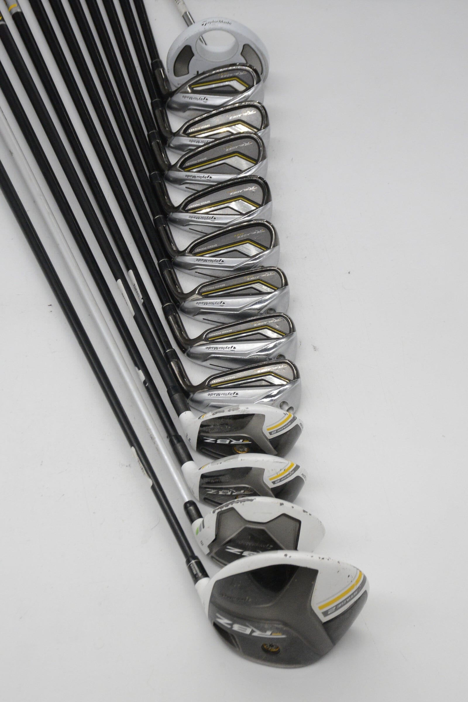 TaylorMade Rbladez Max Mixed Full Set R Flex -0.25" Golf Clubs GolfRoots 