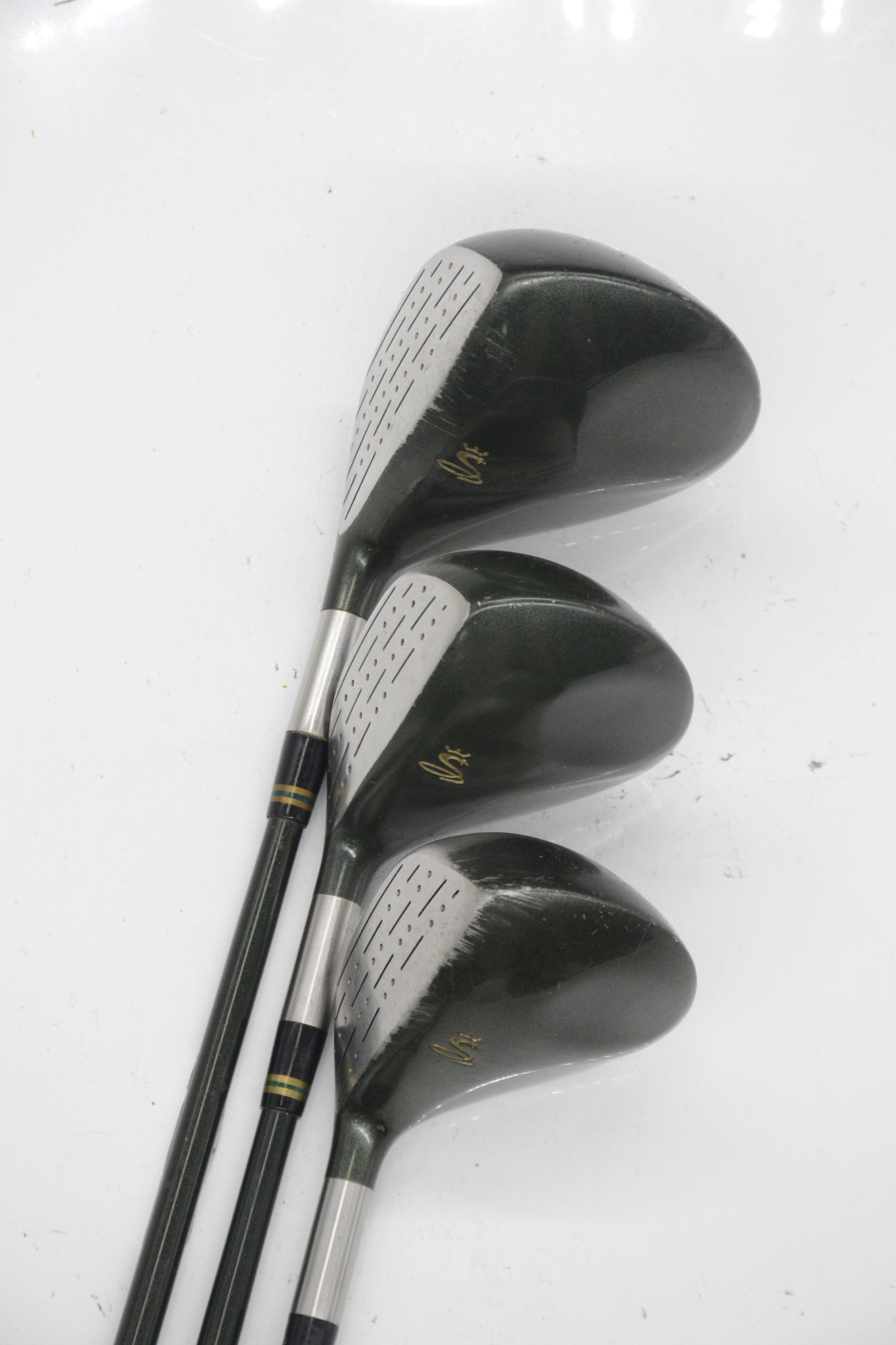 Cobra King Cobra D, 3W, 5W Wood Set R Flex Golf Clubs GolfRoots 