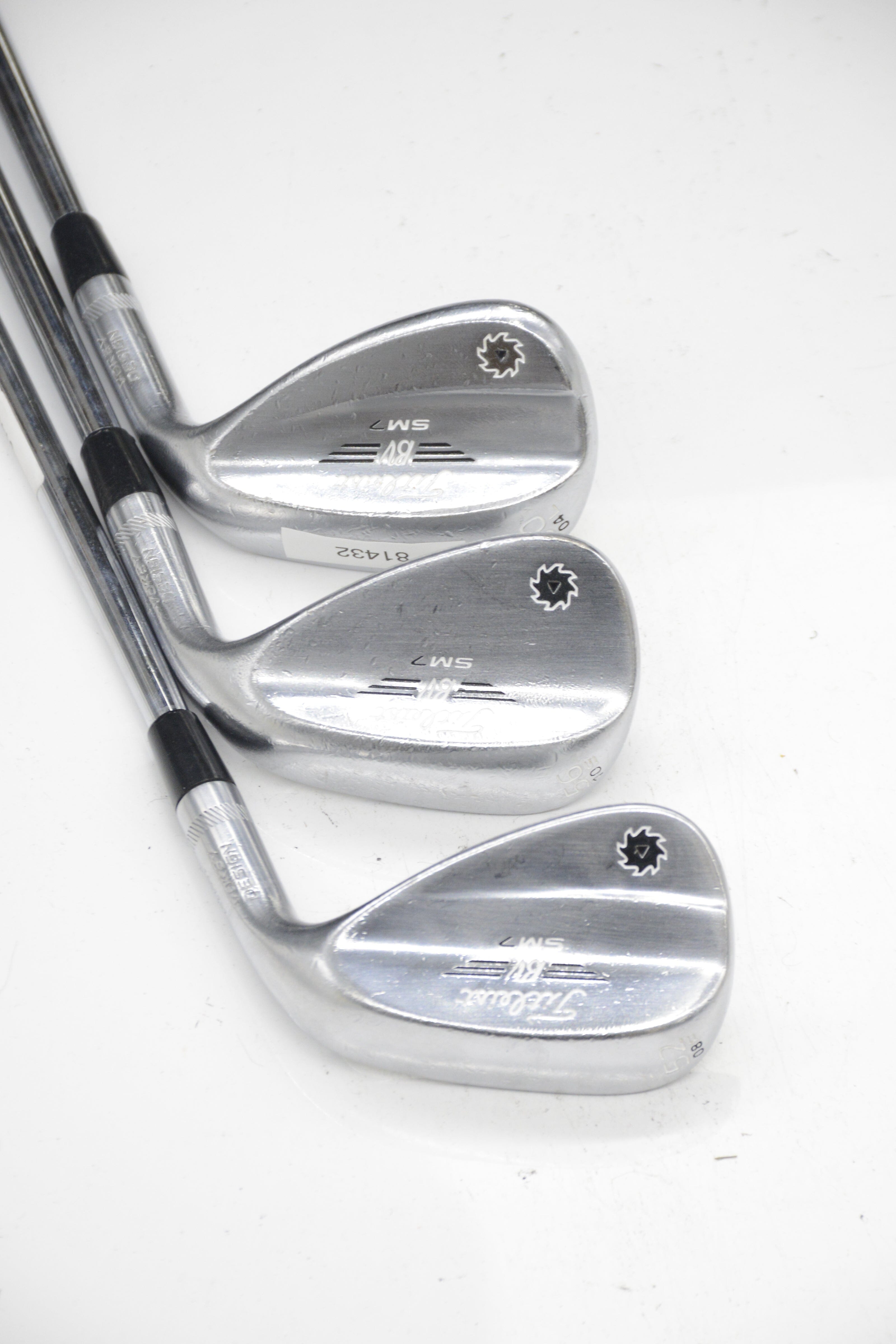 Titleist Vokey SM7 Tour Chrome 52, 56, 60 Degree Wedge Set Wedge Flex